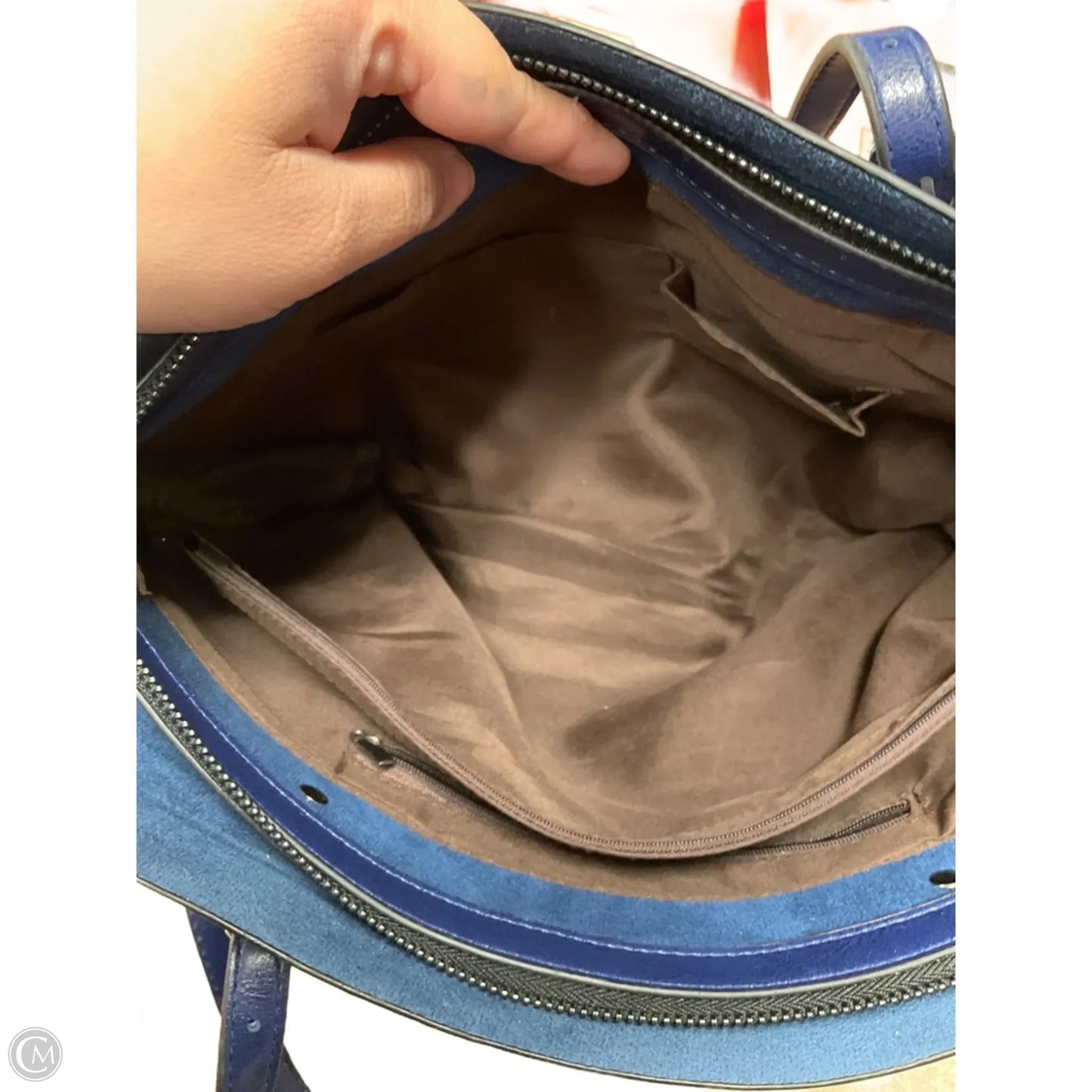 Crossbody Leather By Clothes Mentor, Size: Large