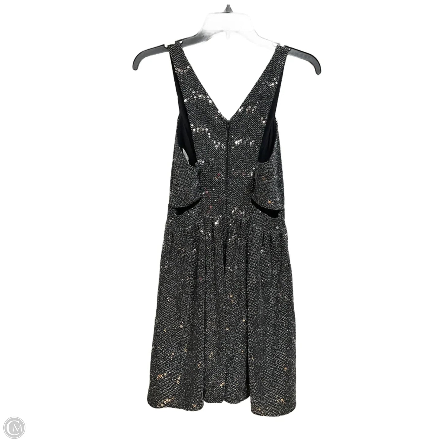 Dress Party Short By Cme In Black & Silver, Size: S