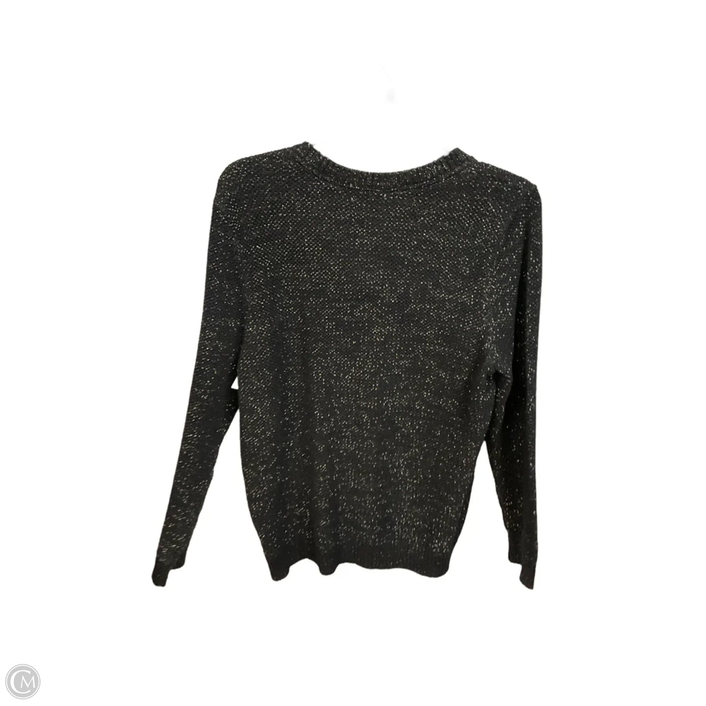 Sweater By Charter Club In Black & Gold, Size: Xl