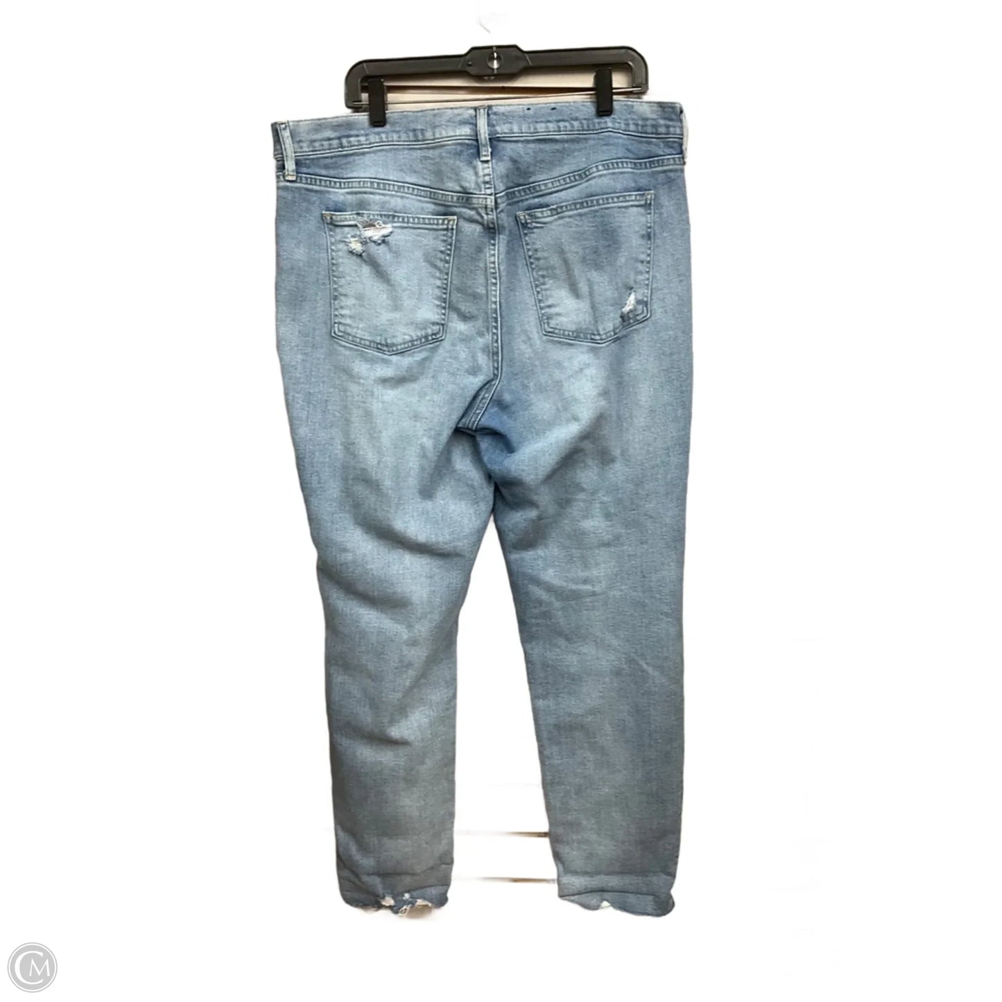 Jeans Skinny By Gap In Blue Denim, Size: 16l