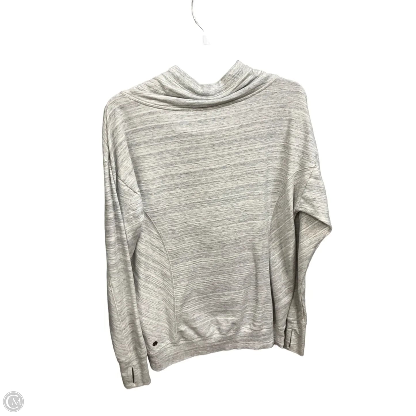 Athletic Sweatshirt Collar By Zella In Grey, Size: S