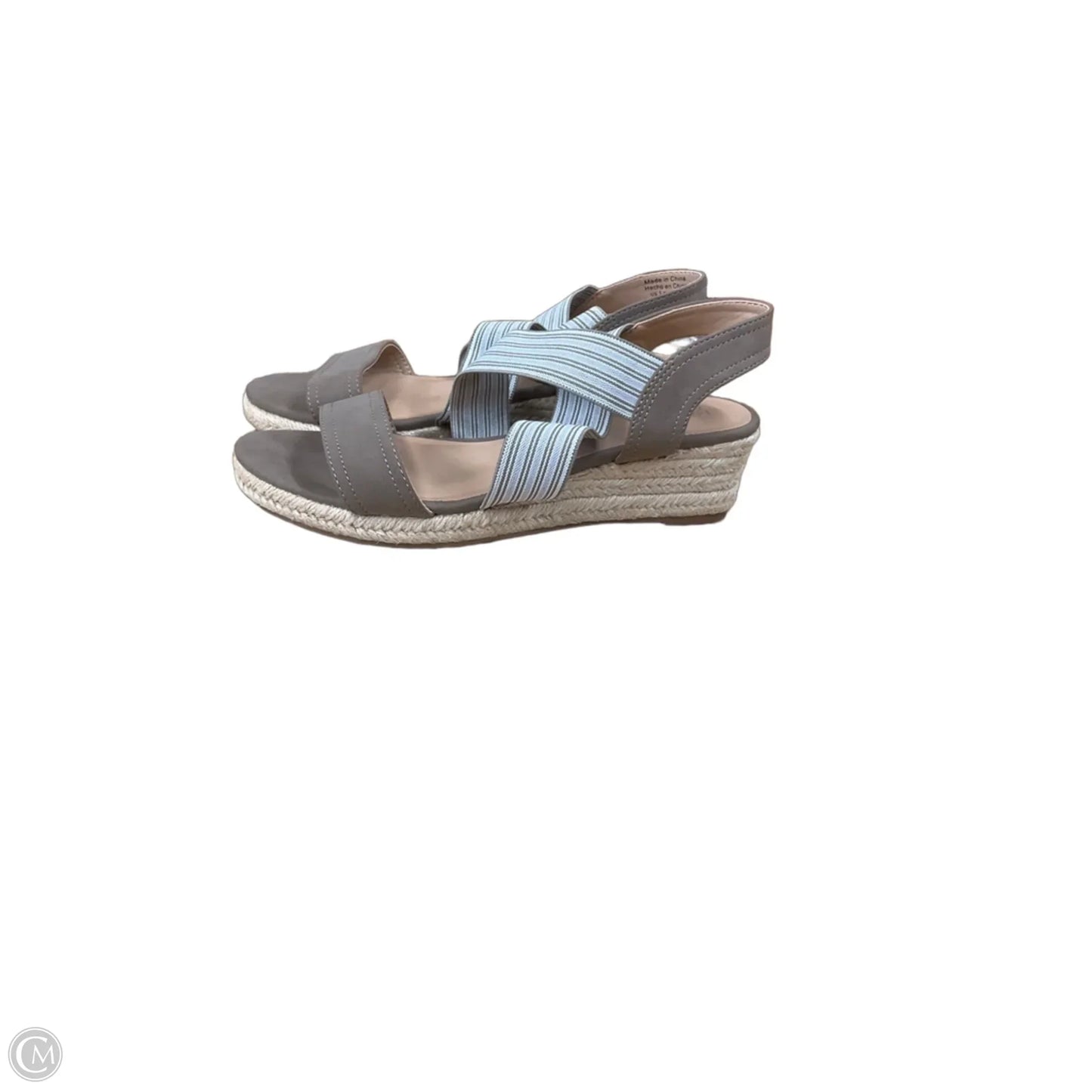 Sandals Heels Wedge By Market & Spruce In Tan, Size: 8