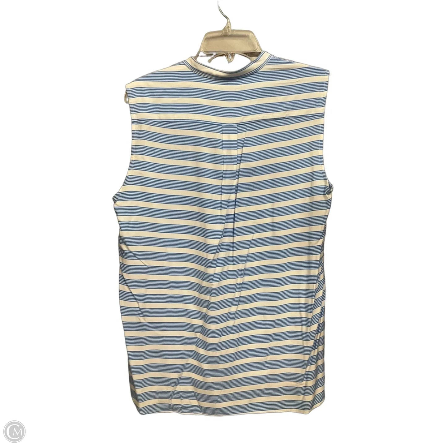 Top Sleeveless By Gap In Blue, Size: M