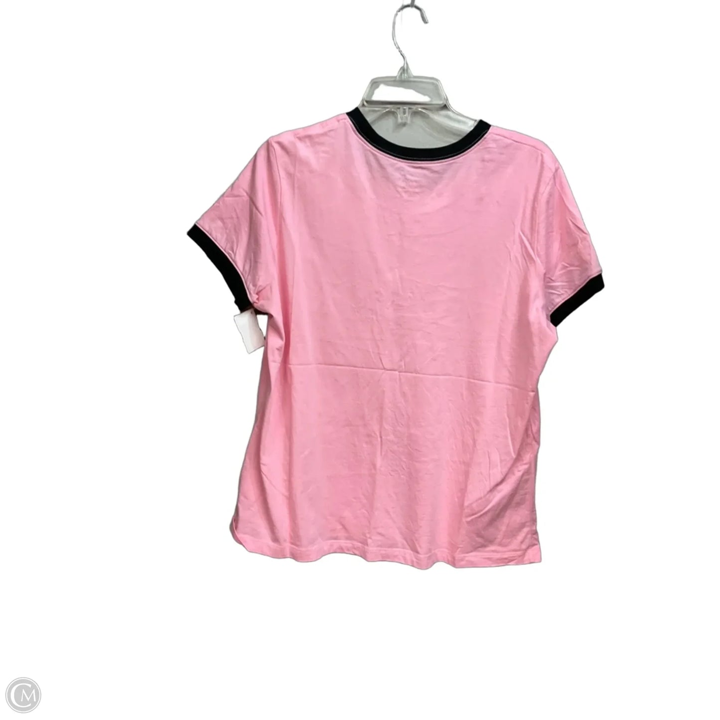 Athletic Top Short Sleeve By Nike Apparel In Pink, Size: Xl