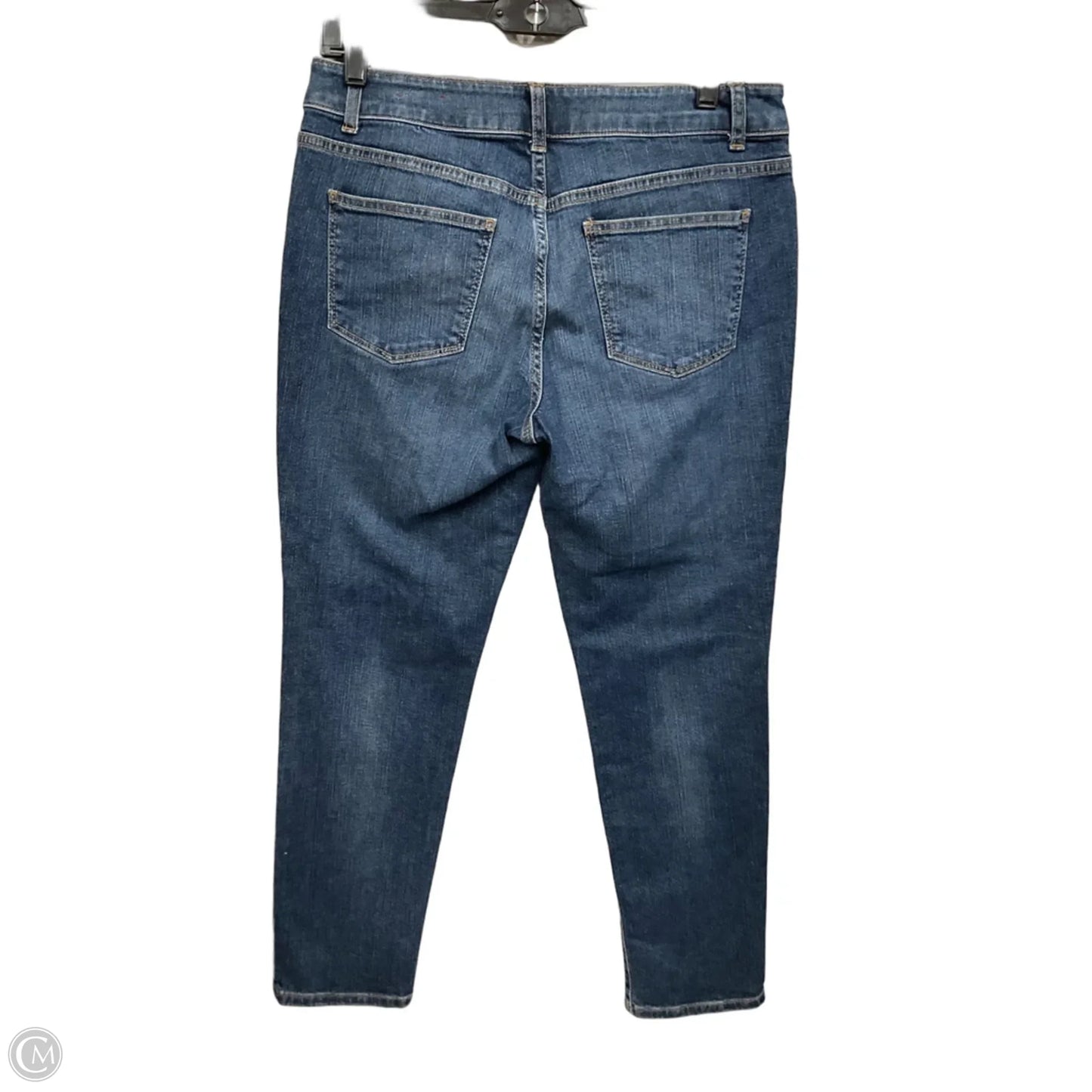 Jeans Skinny By Talbots In Blue Denim, Size: 8p