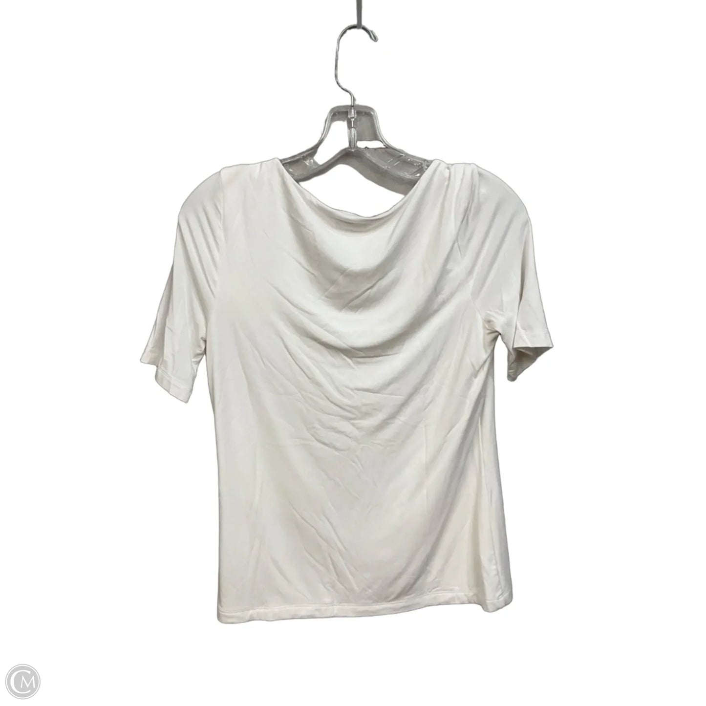 Top Short Sleeve By Talbots In White, Size: S
