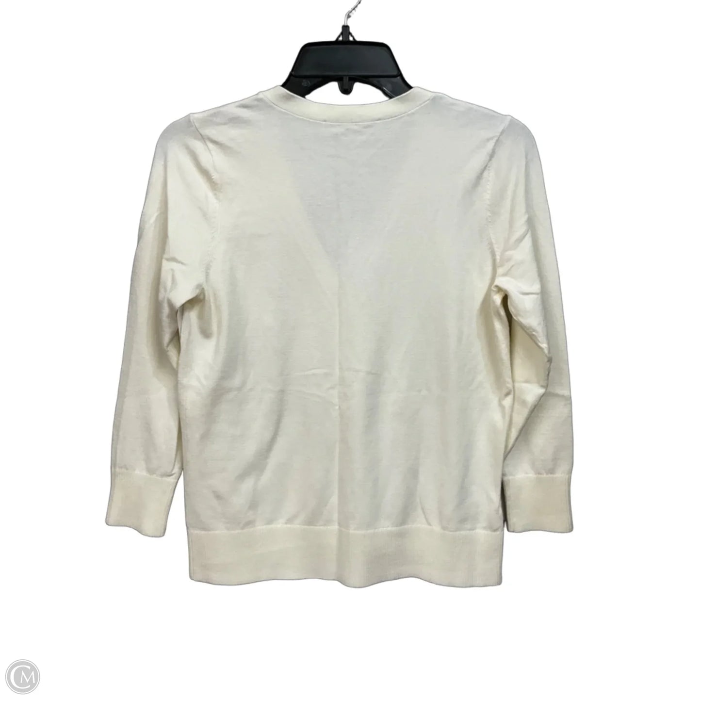 Cardigan By Loft In Cream, Size: S