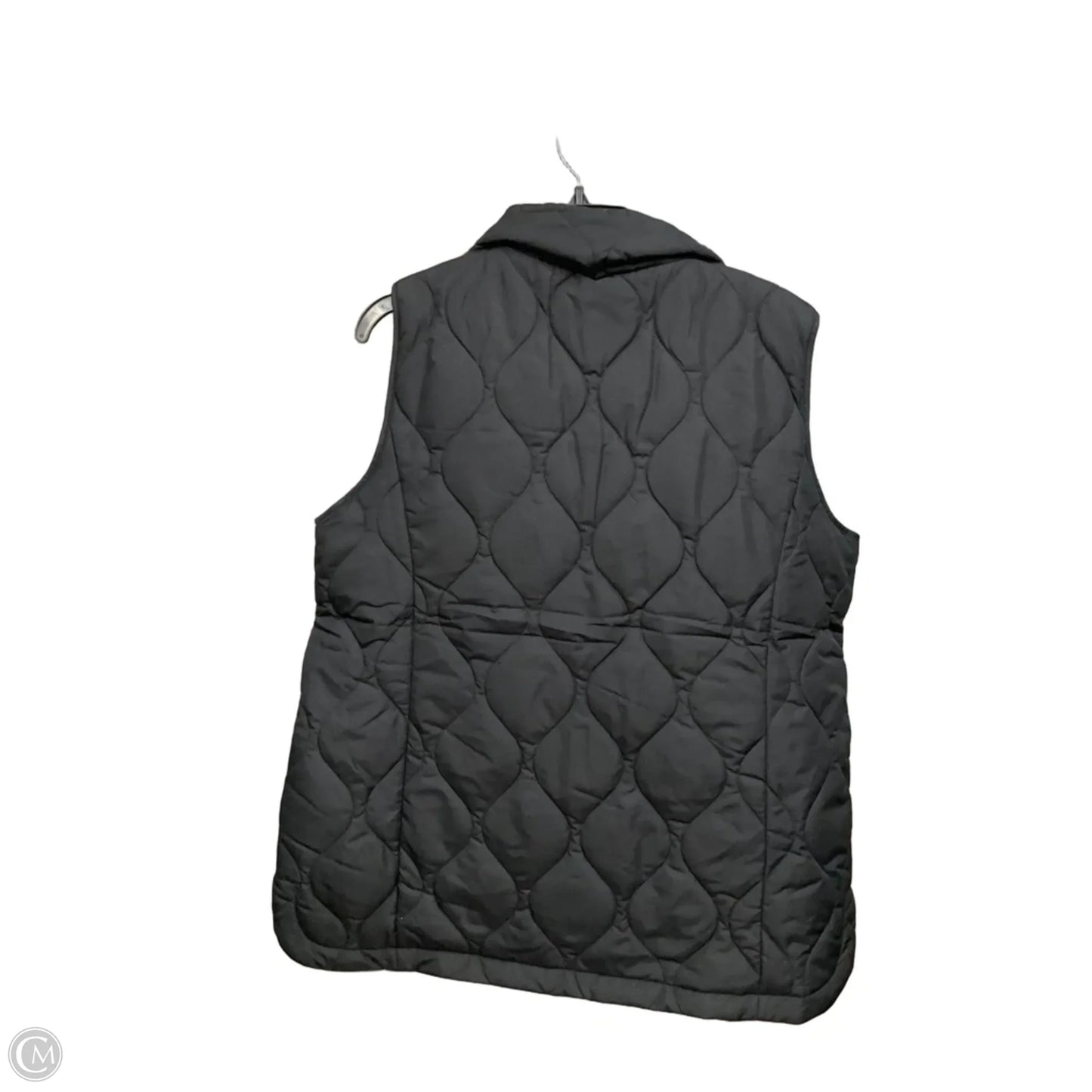 Vest Puffer & Quilted By Lands End In Black, Size: L