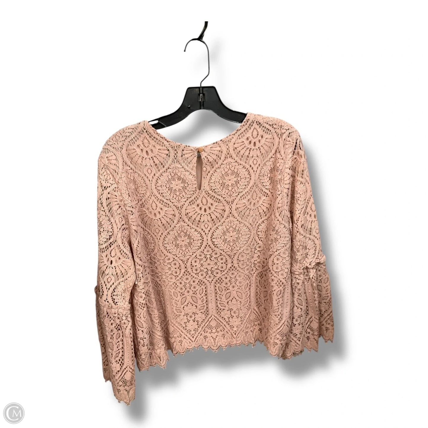 Top Long Sleeve By Worthington In Pink, Size: Xl