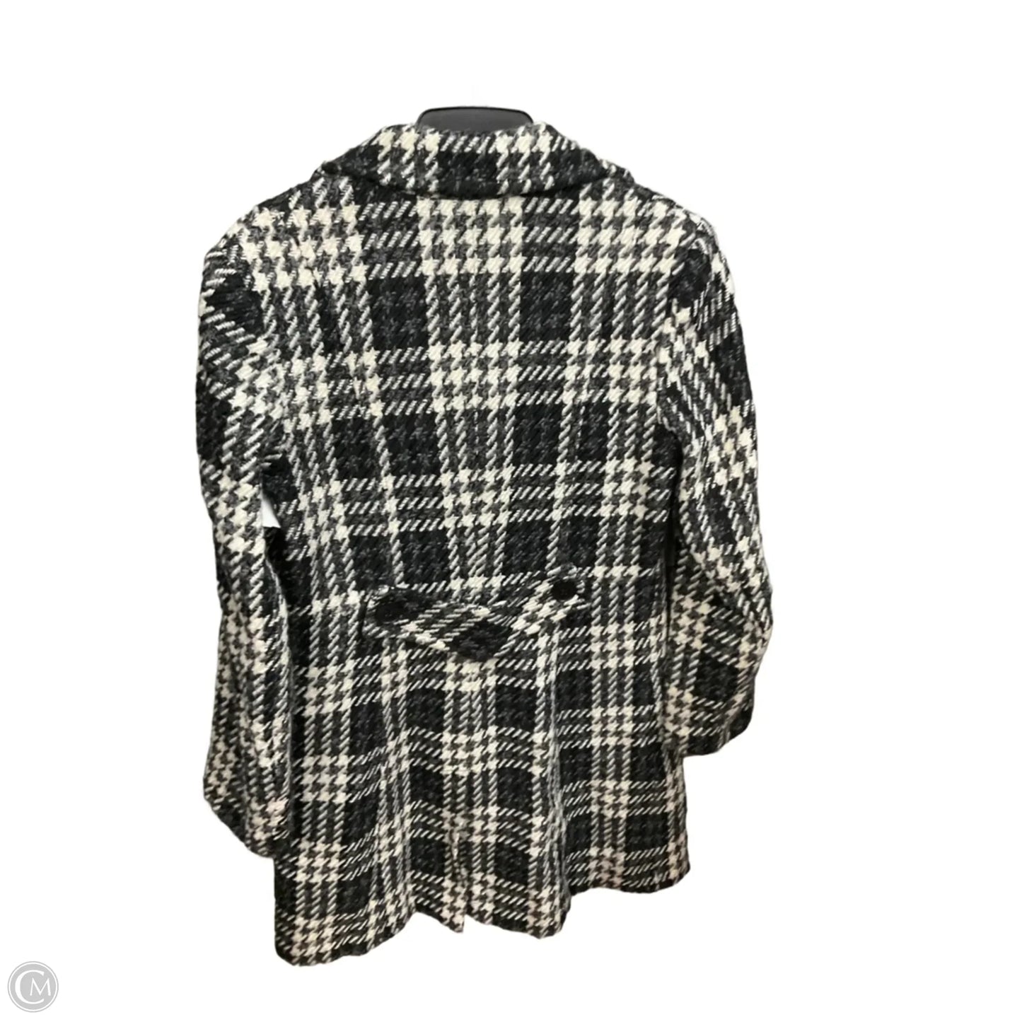 Coat Peacoat By Preston And New York In Black & White, Size: M