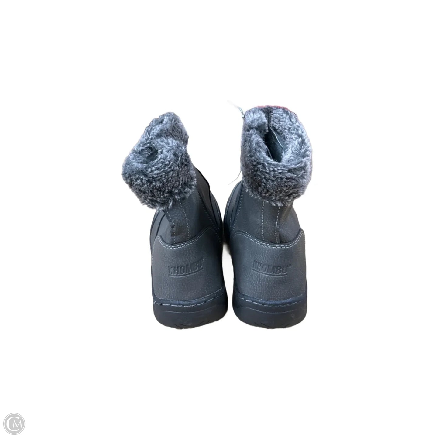 Boots Ankle Flats By Khombu In Grey, Size: 7