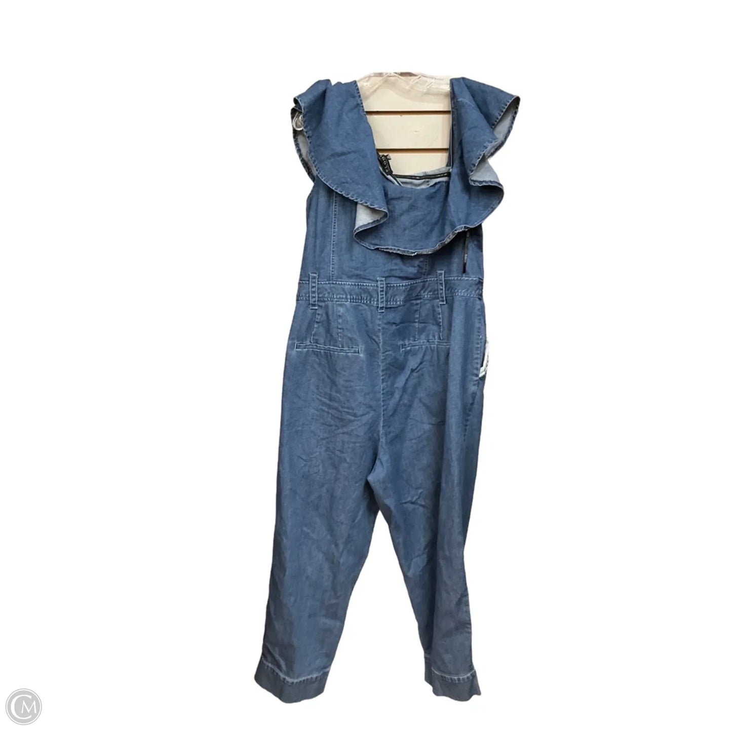 Jumpsuit By Eloquii In Blue Denim, Size: 2x