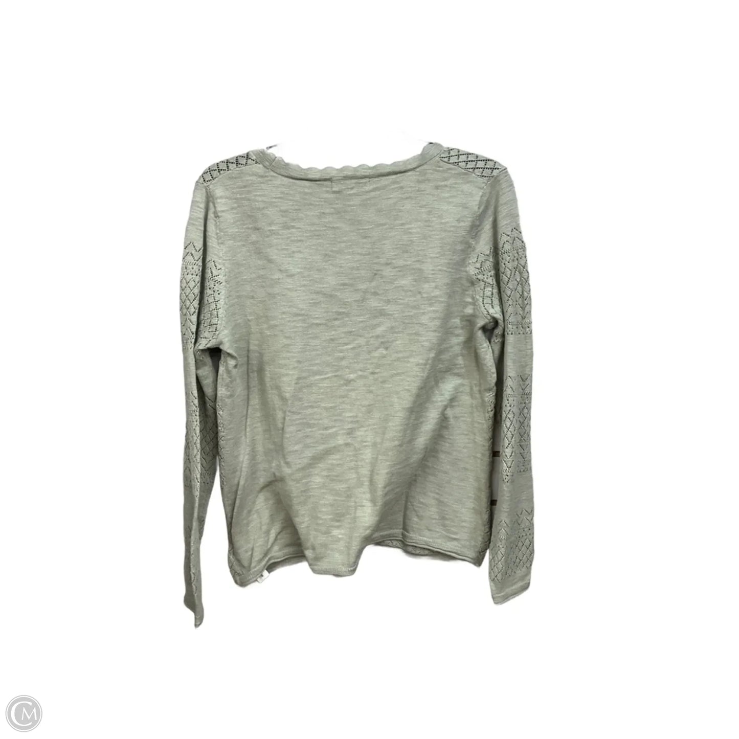 Cardigan Designer By Frye In Green, Size: M