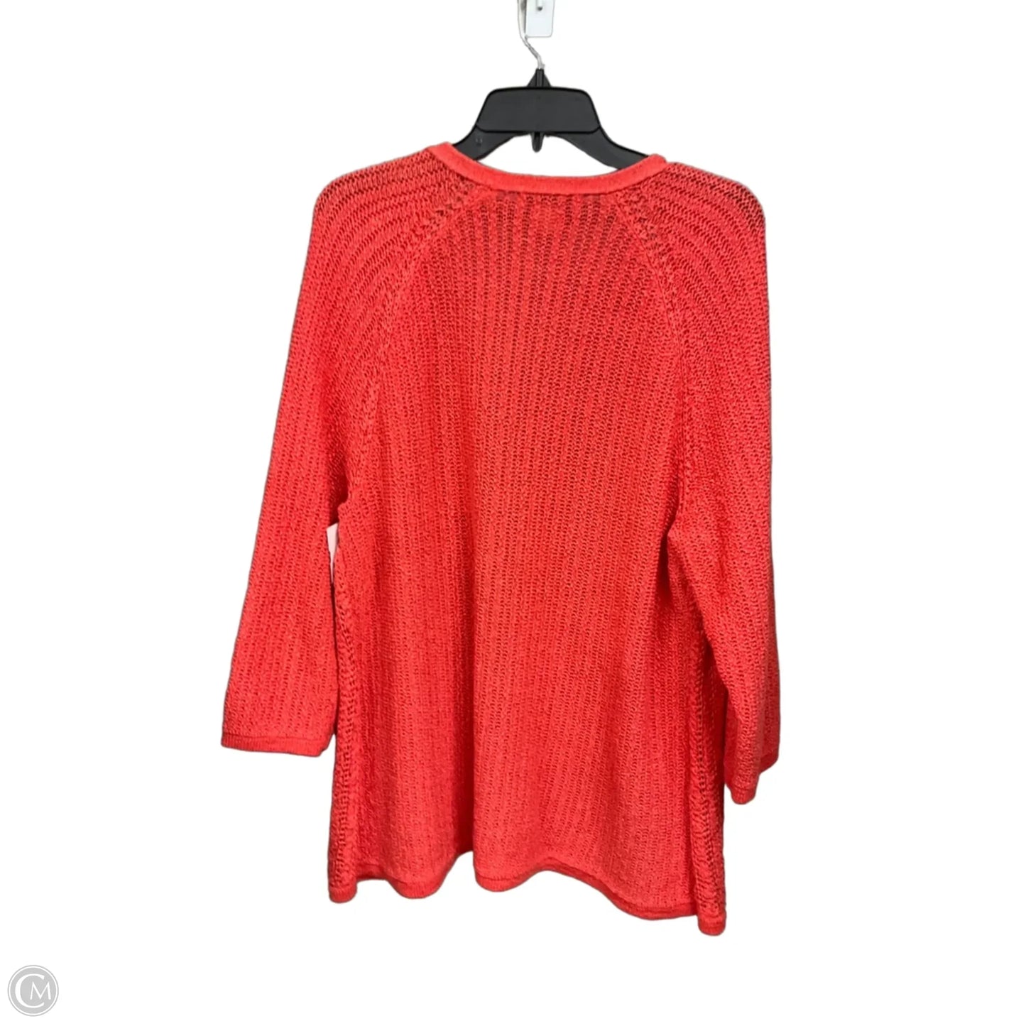 Cardigan By Coldwater Creek In Coral, Size: 1x