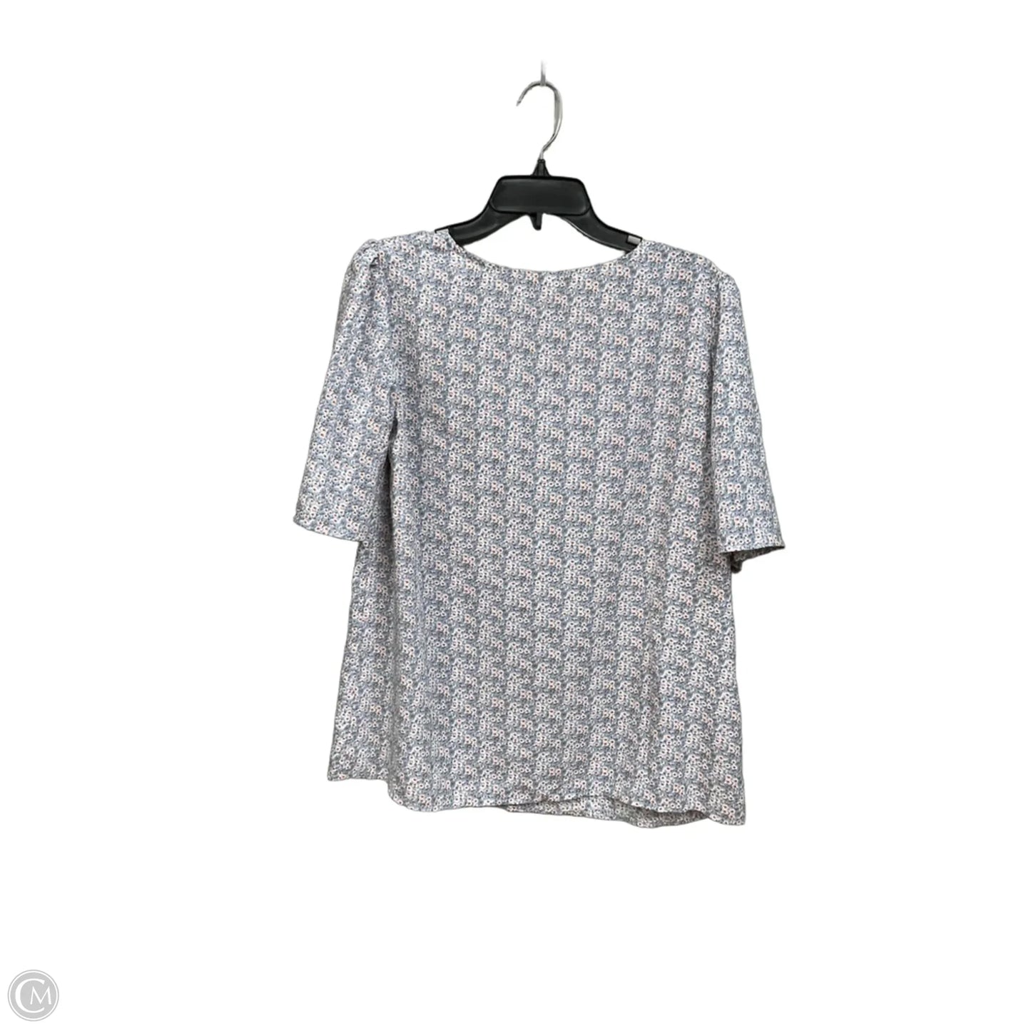 Top Short Sleeve By Clothes Mentor In Floral Print, Size: L