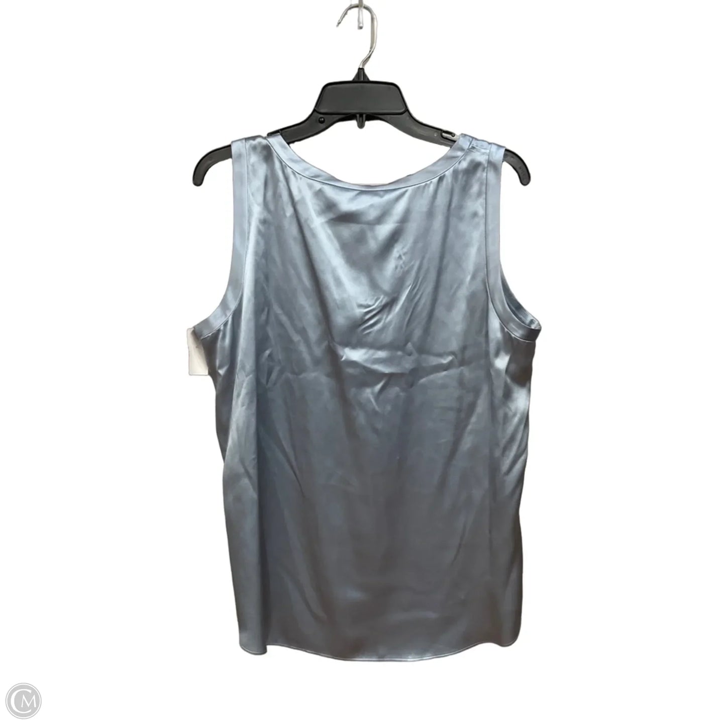 Top Sleeveless Designer By Lafayette 148 In Blue, Size: L