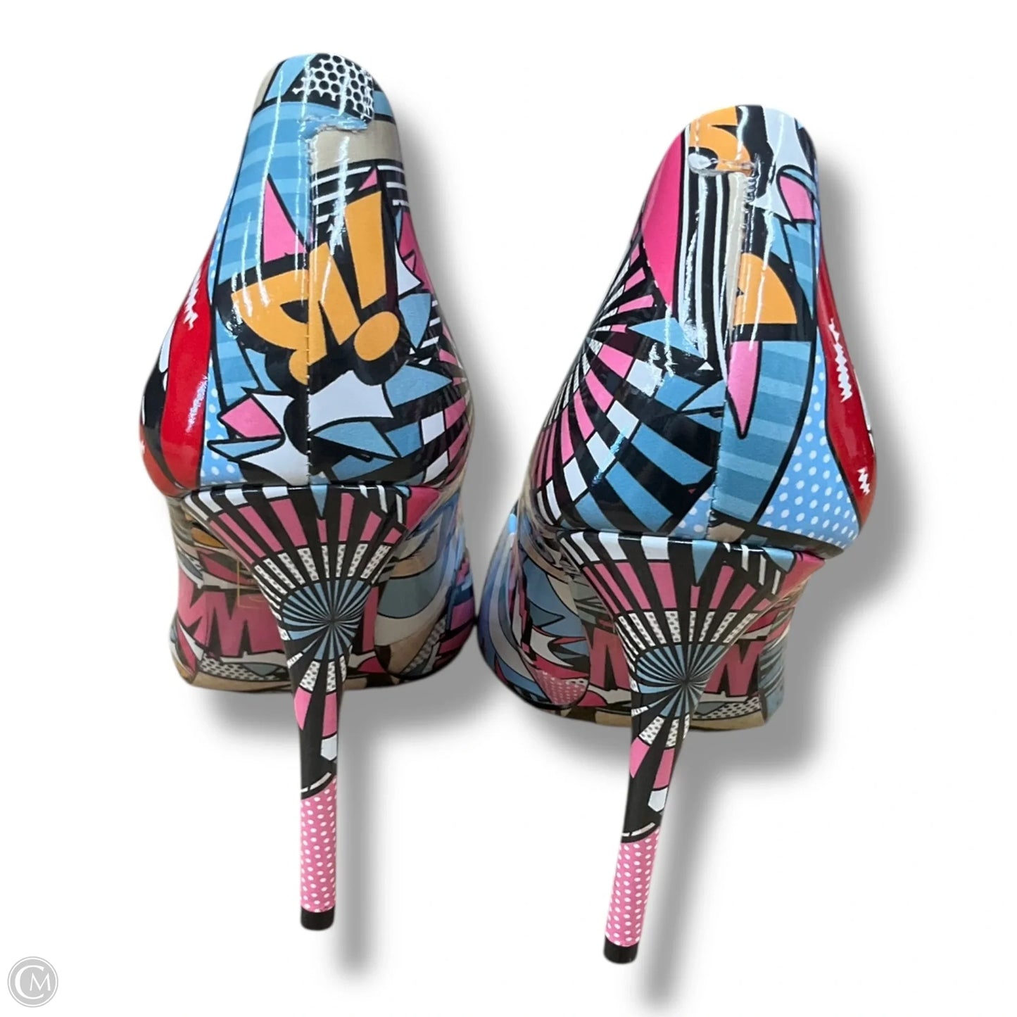 Shoes Heels Stiletto By Aldo In Multi-colored, Size: 6.5