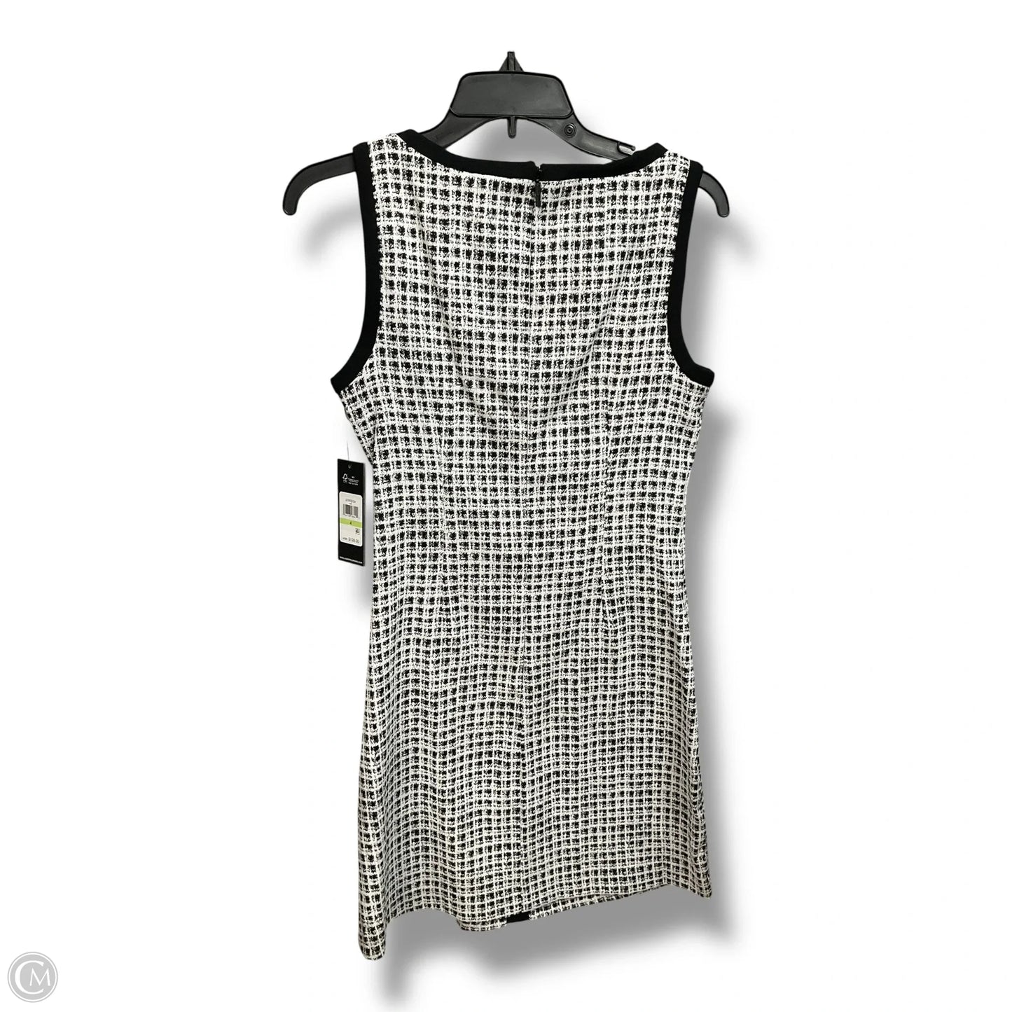 Dress Designer By Karl Lagerfeld In Black & White, Size: S