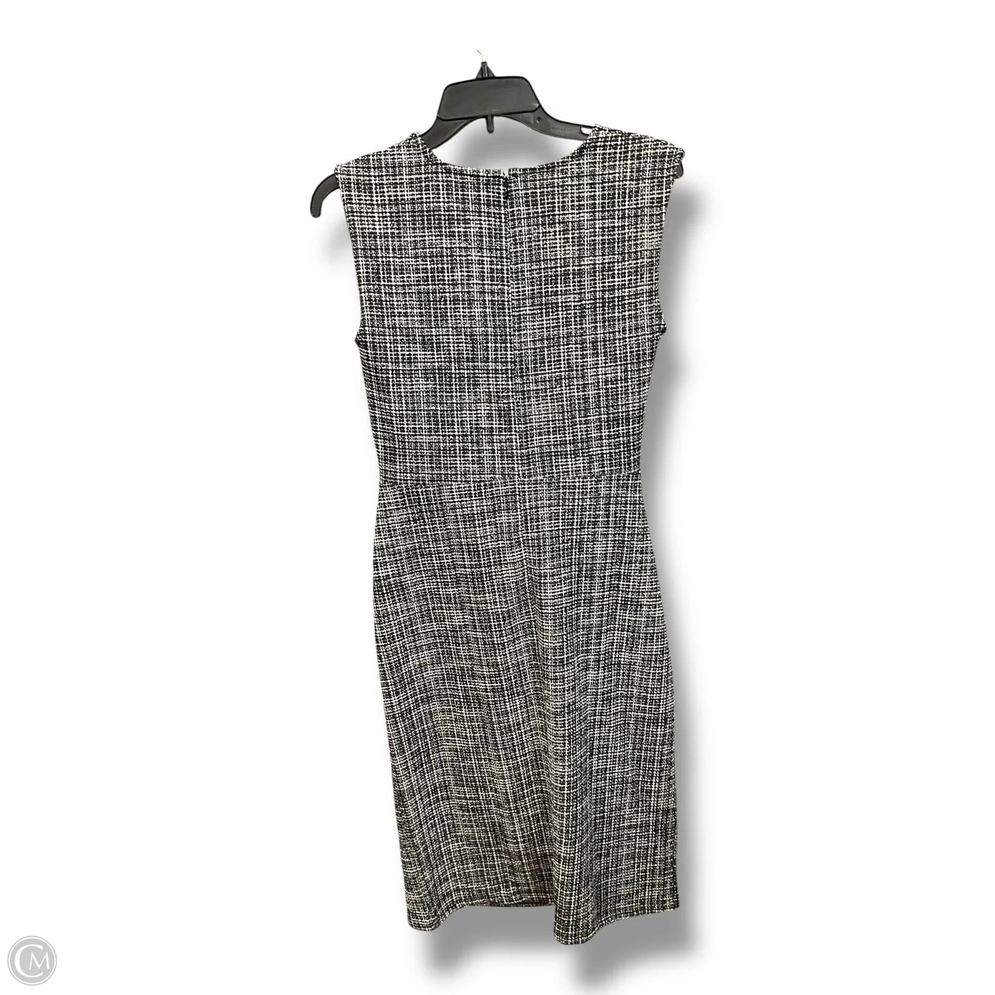 Dress Casual Midi By Ann Taylor In Black & White, Size: Sp
