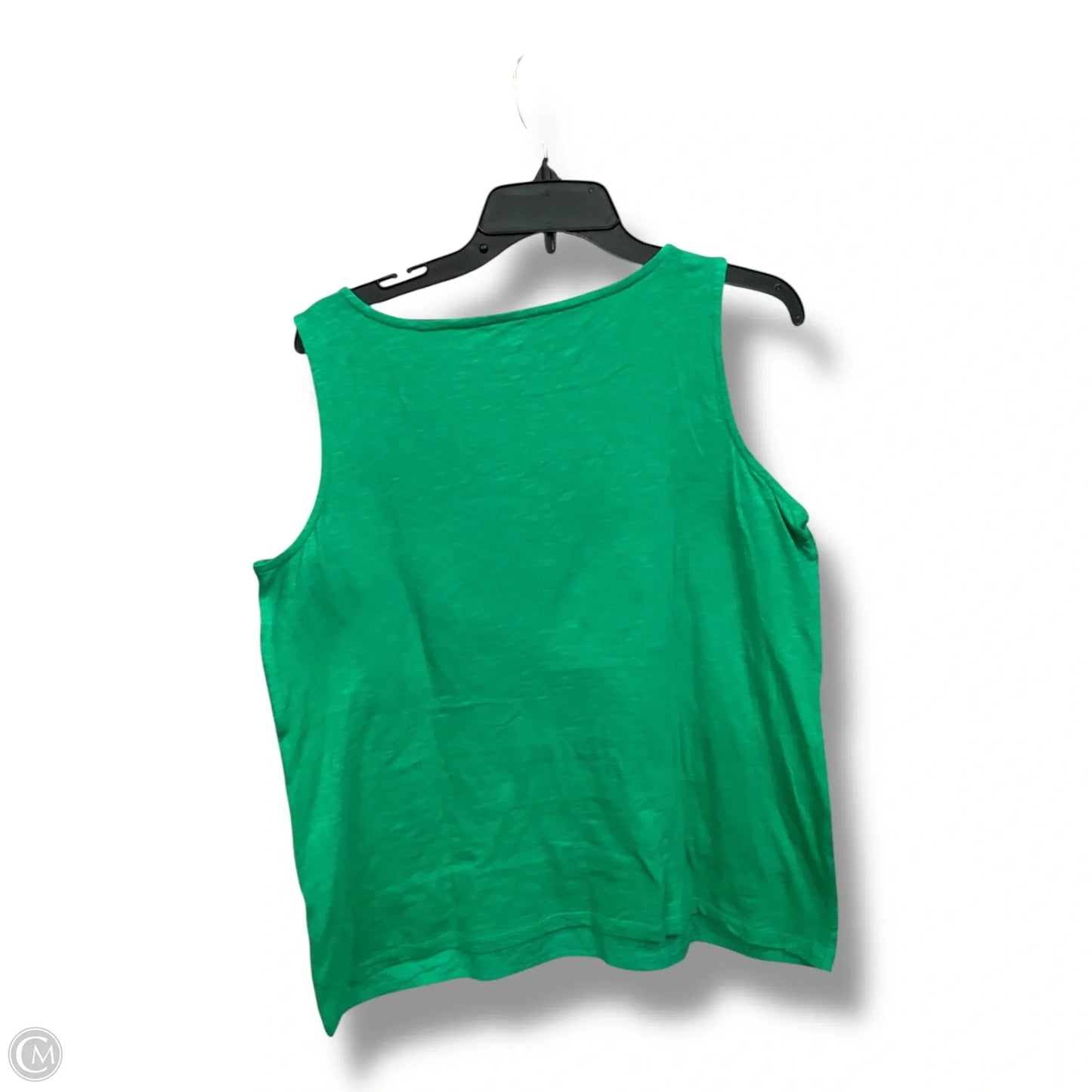 Top Sleeveless By Talbots In Green, Size: 1x