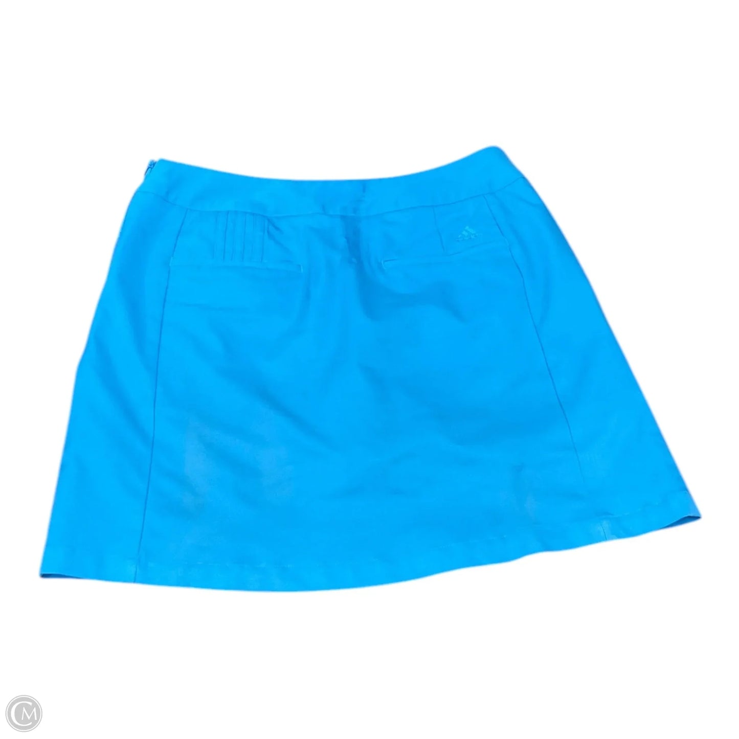 Athletic Skort By Adidas In Blue, Size: S