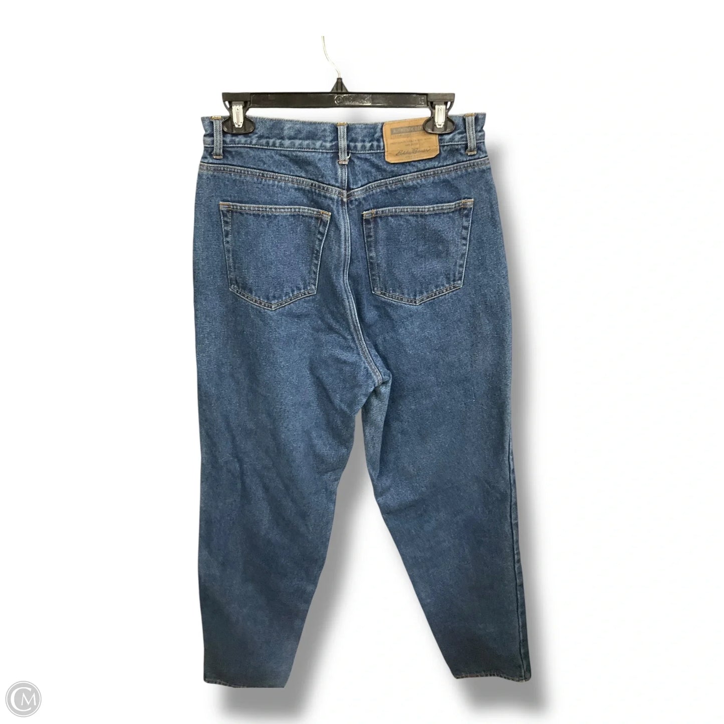 Jeans Straight By Eddie Bauer In Blue Denim, Size: 12