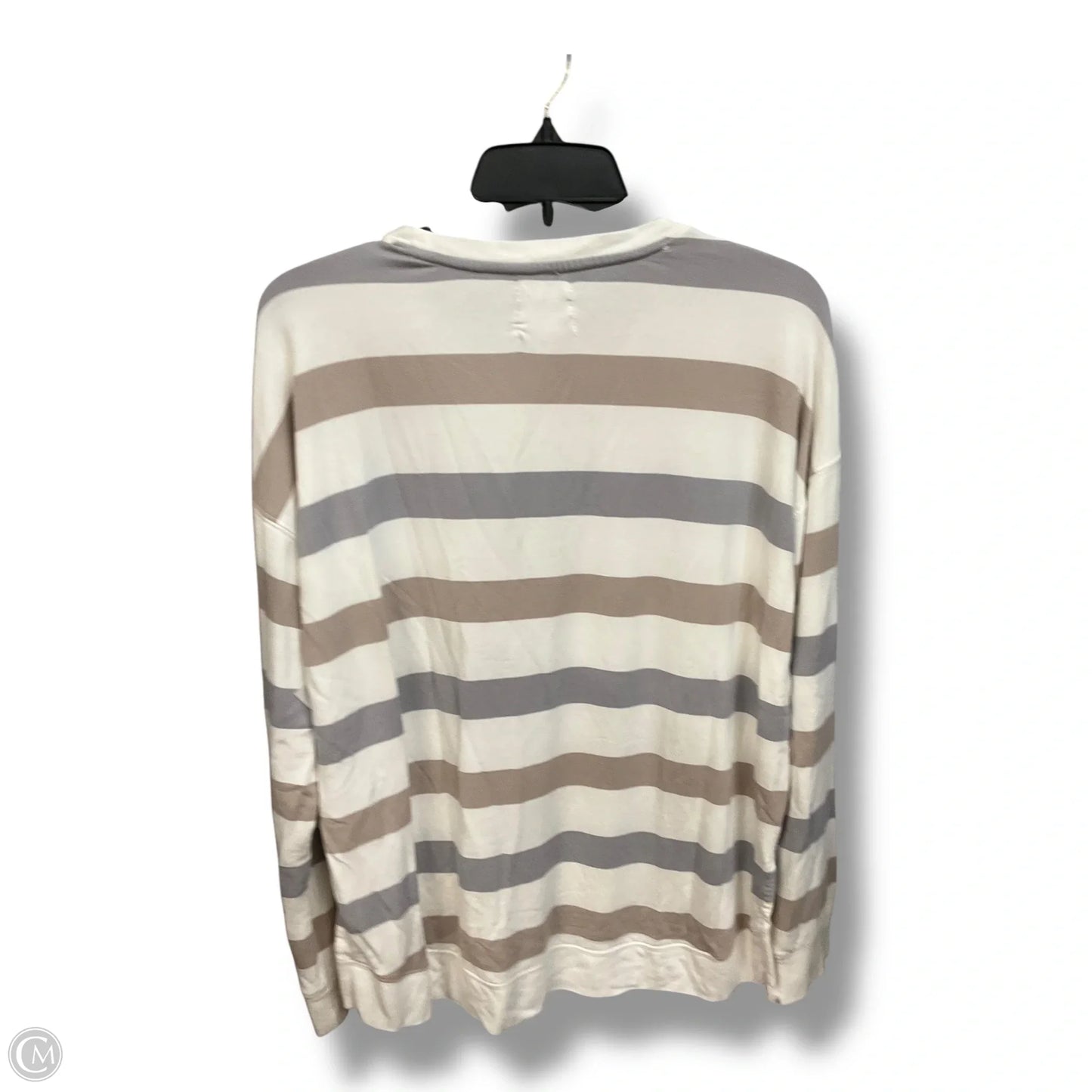 Top Long Sleeve By Clothes Mentor In Striped Pattern, Size: M