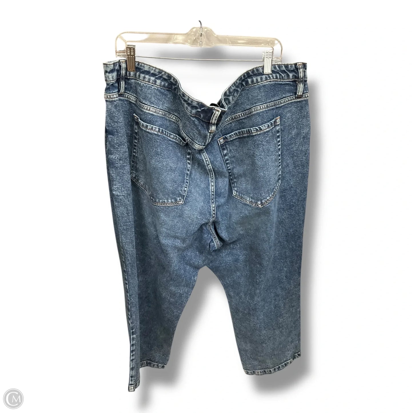 Jeans Straight By Lane Bryant In Blue Denim, Size: 4x