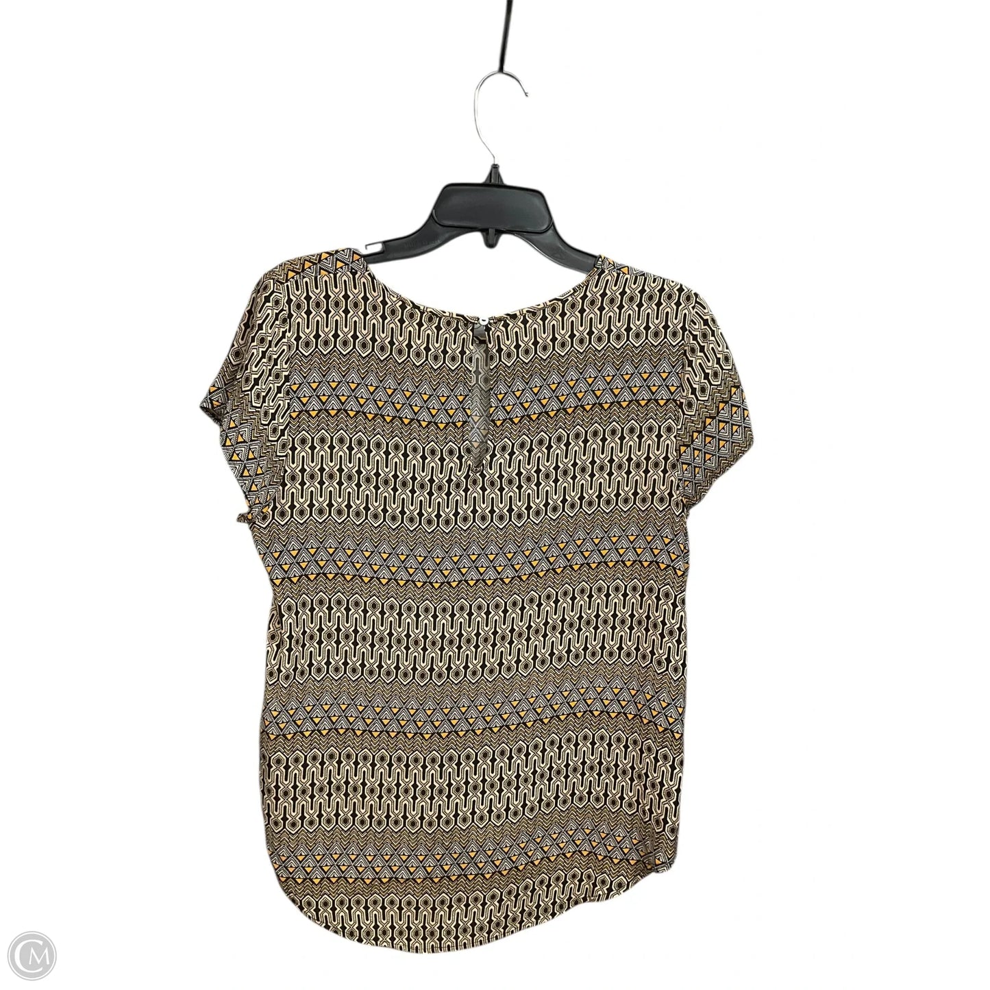 Blouse Short Sleeve By H&m In Multi-colored, Size: M