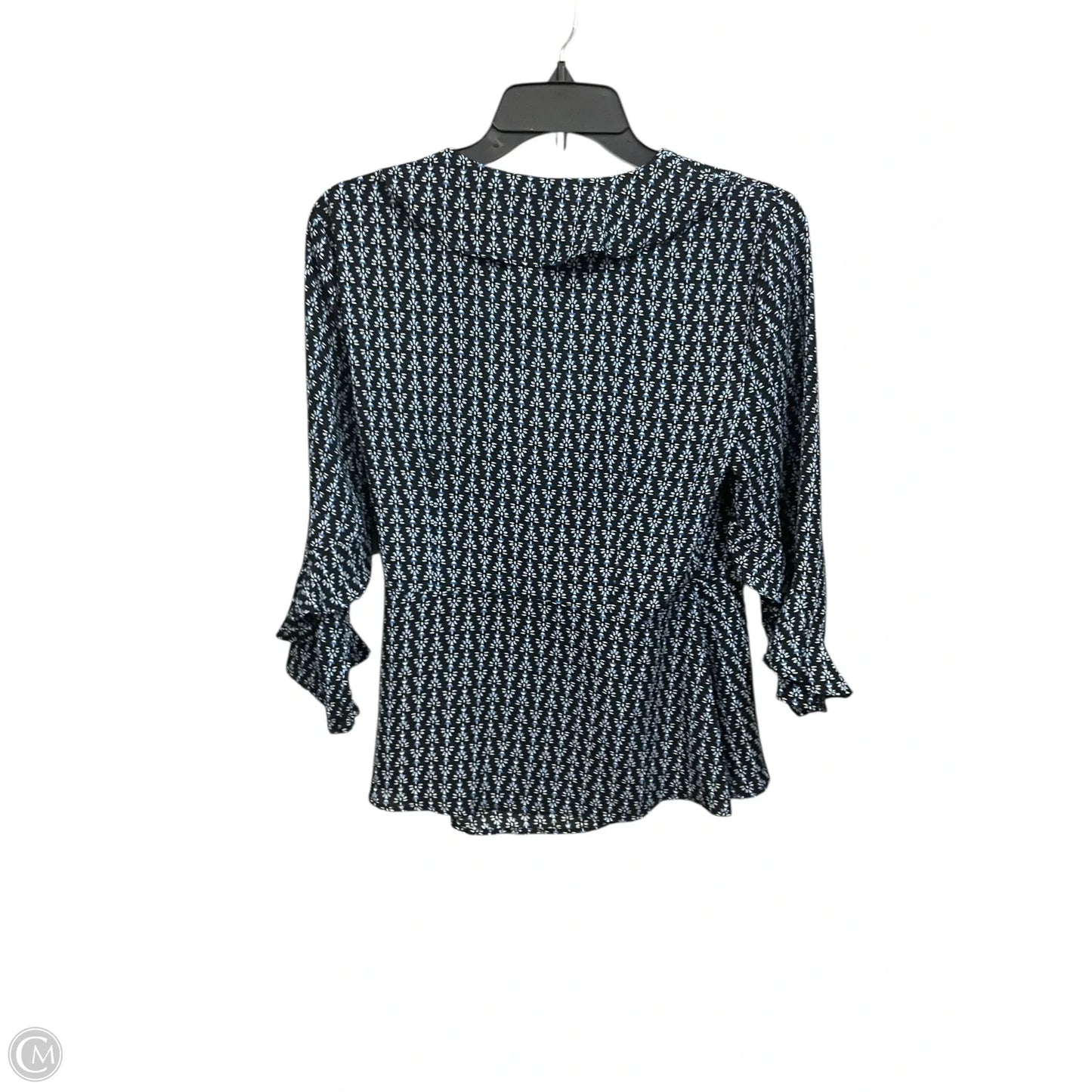 Blouse 3/4 Sleeve By Worthington In Multi-colored, Size: S