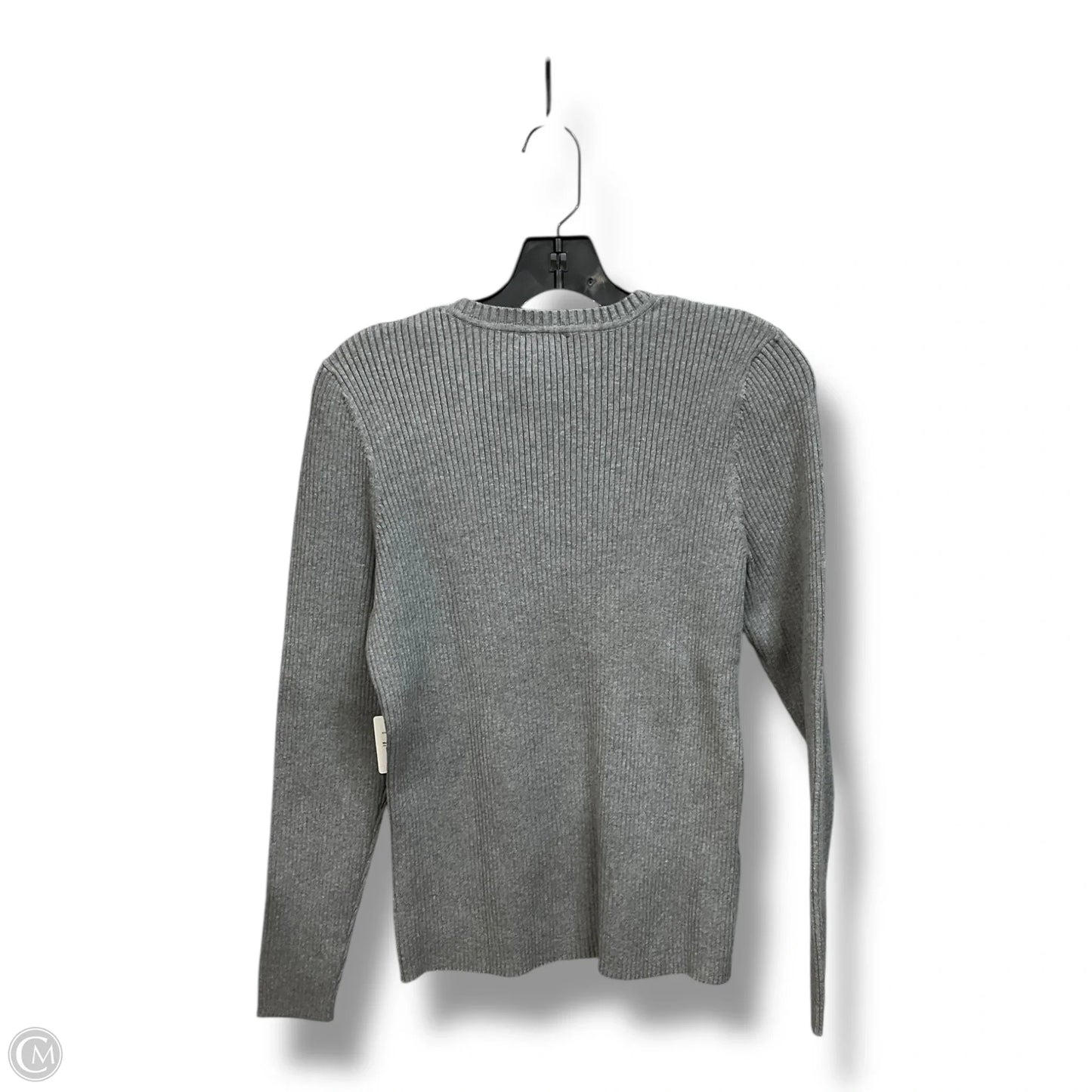 Top Long Sleeve Basic By St Johns Bay In Grey, Size: Xl