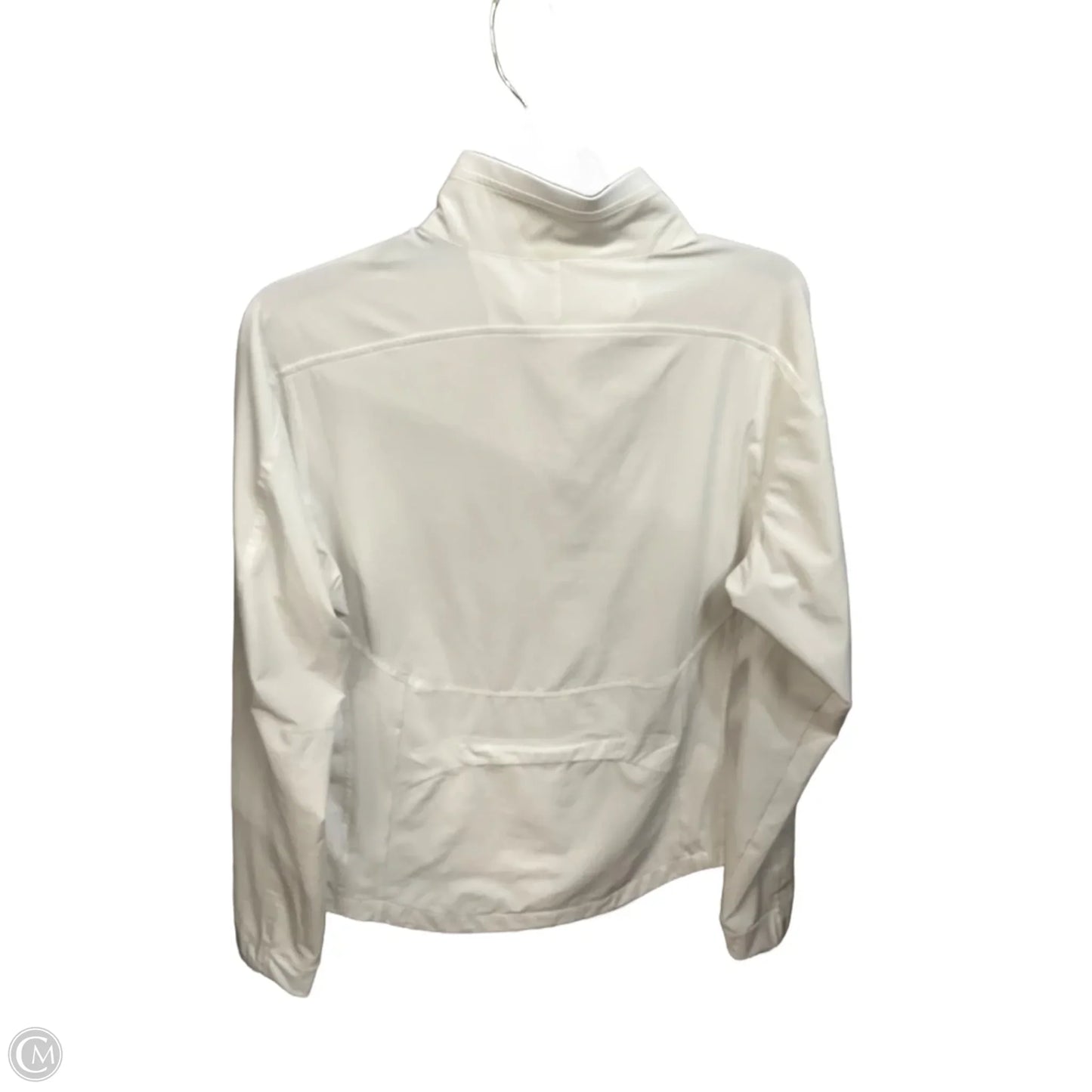 Athletic Jacket By Athleta In White, Size: M