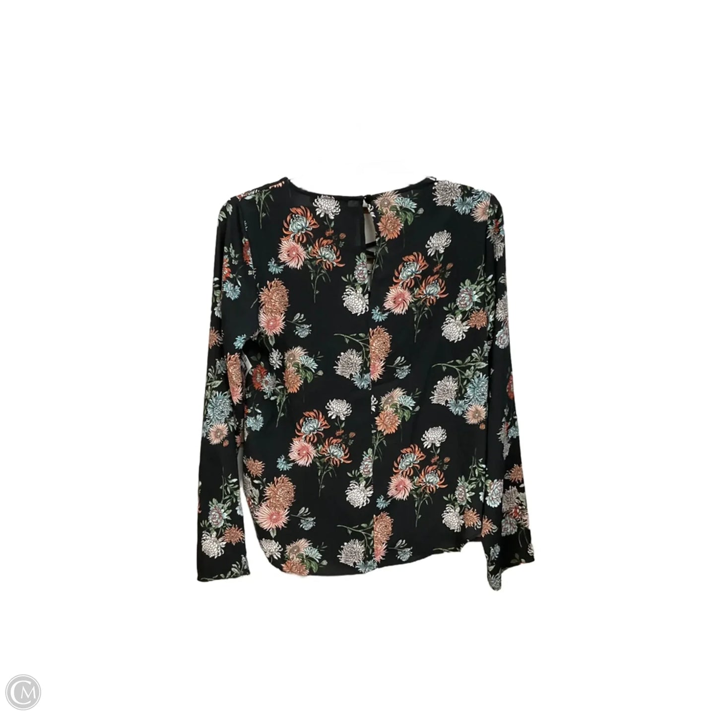 Blouse Long Sleeve By Forever 21 In Floral Print, Size: S