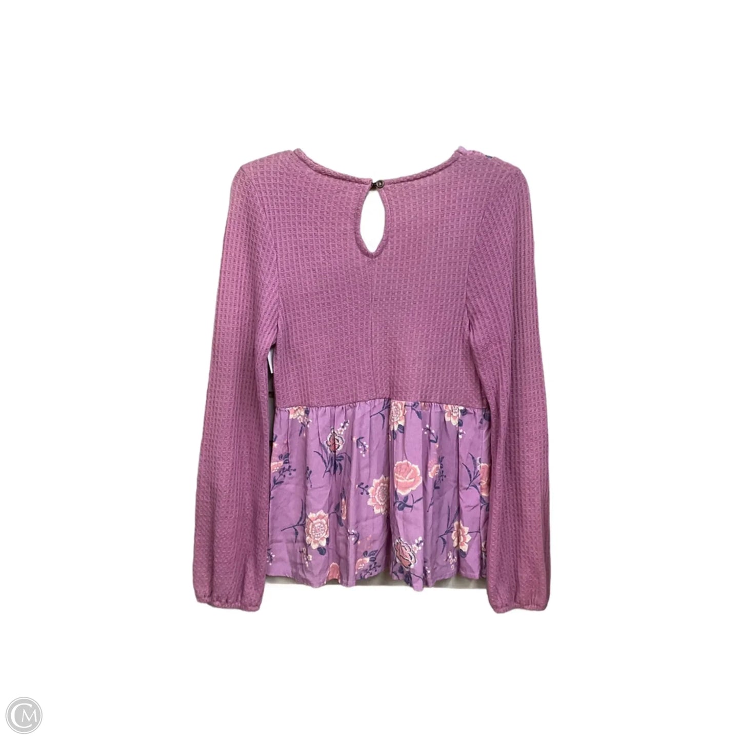 Top Long Sleeve By Clothes Mentor In Purple, Size: S