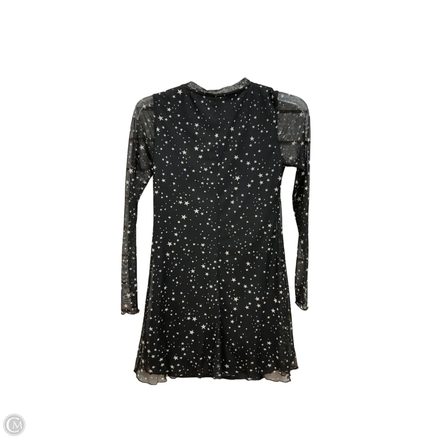 Tunic Long Sleeve By Altard State In Black & Gold, Size: Xs