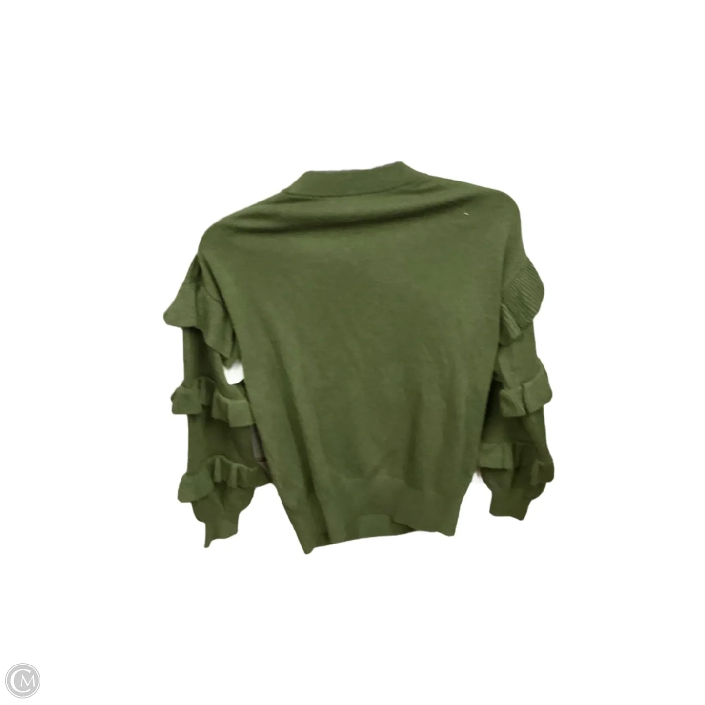 Top Long Sleeve Basic By J. Crew In Green, Size: Xxs
