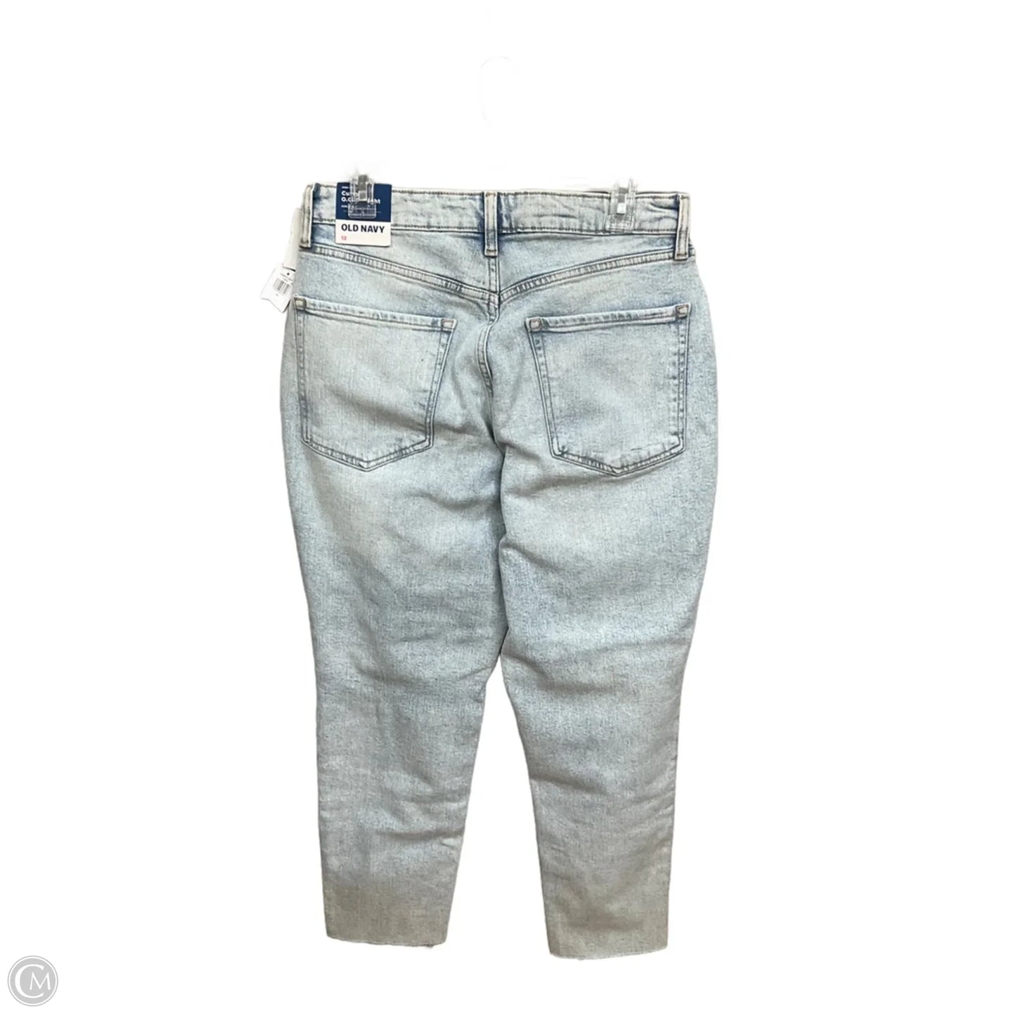 Jeans Skinny By Old Navy In Blue Denim, Size: 12