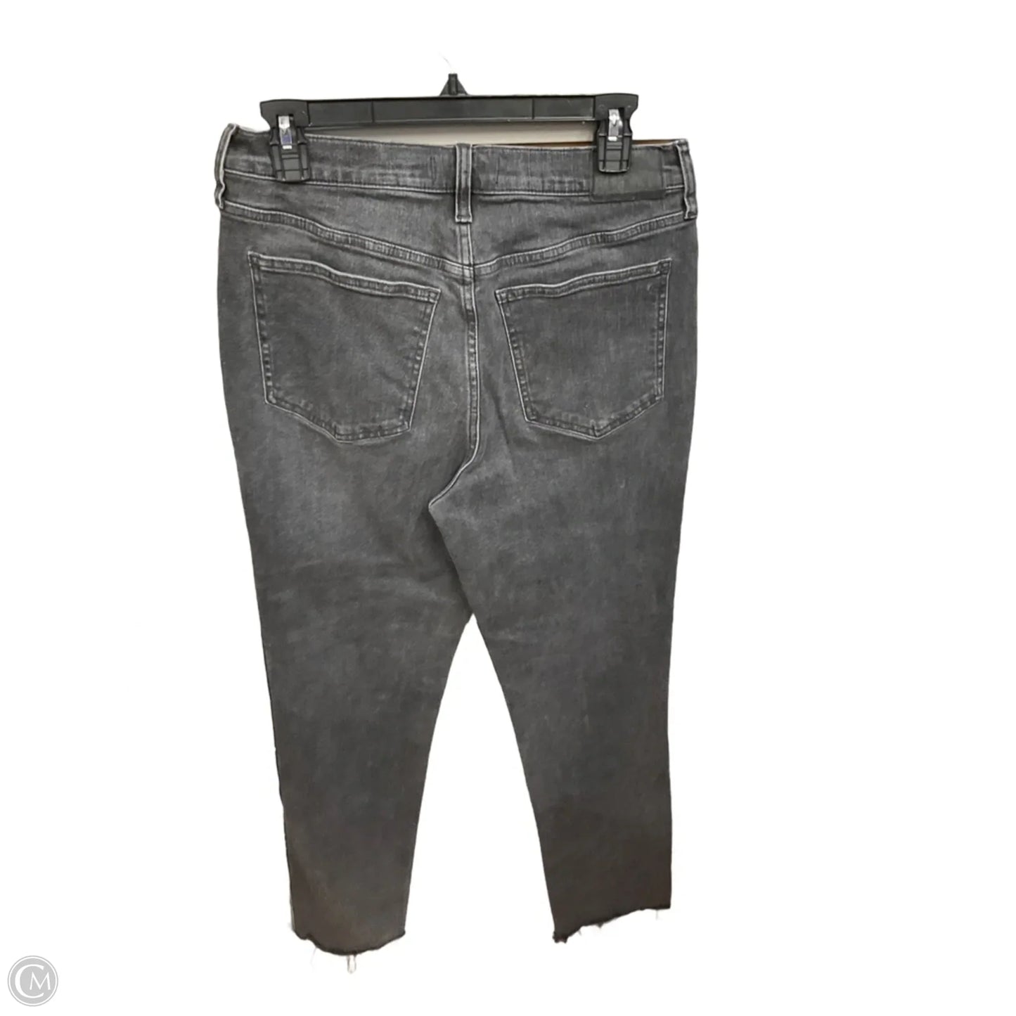 Jeans Cropped By Madewell In Black Denim, Size: 6l