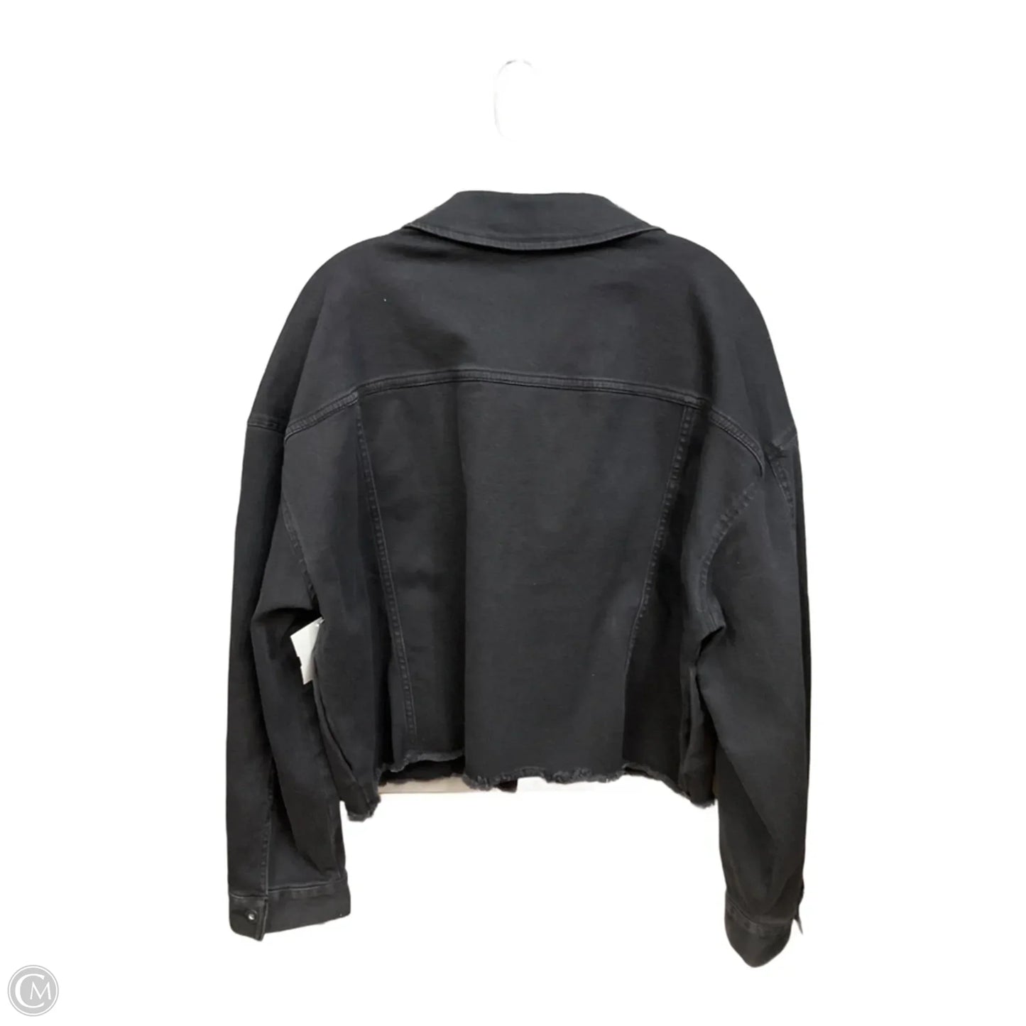 Jacket Denim By Inc In Black Denim, Size: Xxl