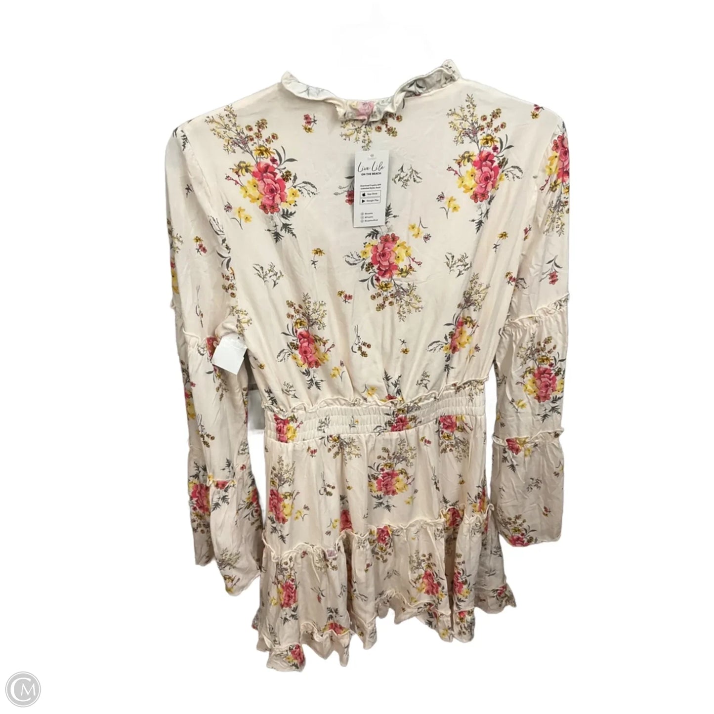 Dress Casual Short By Cupshe In Floral Print, Size: Xs