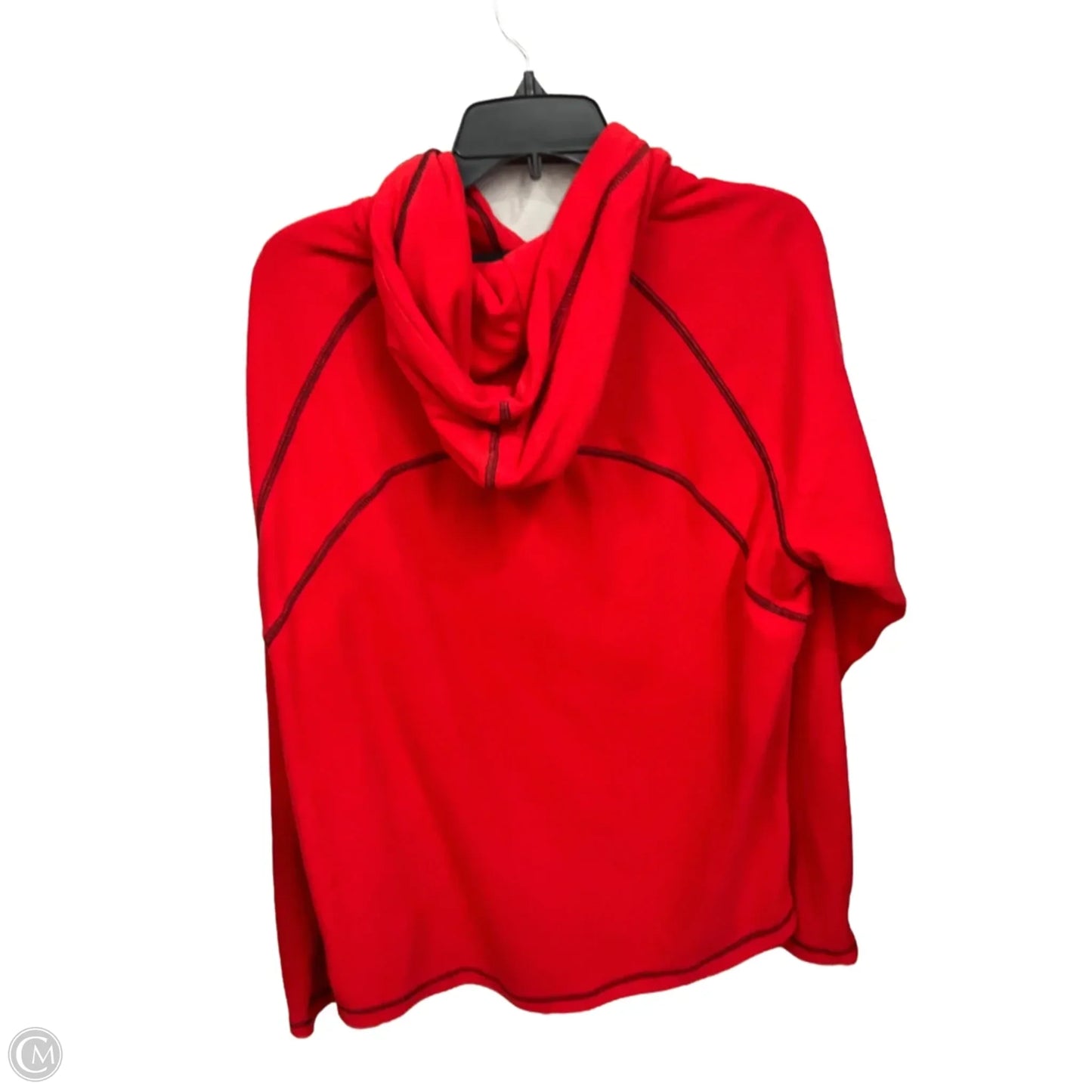 Sweatshirt Hoodie By Clothes Mentor In Red, Size: M