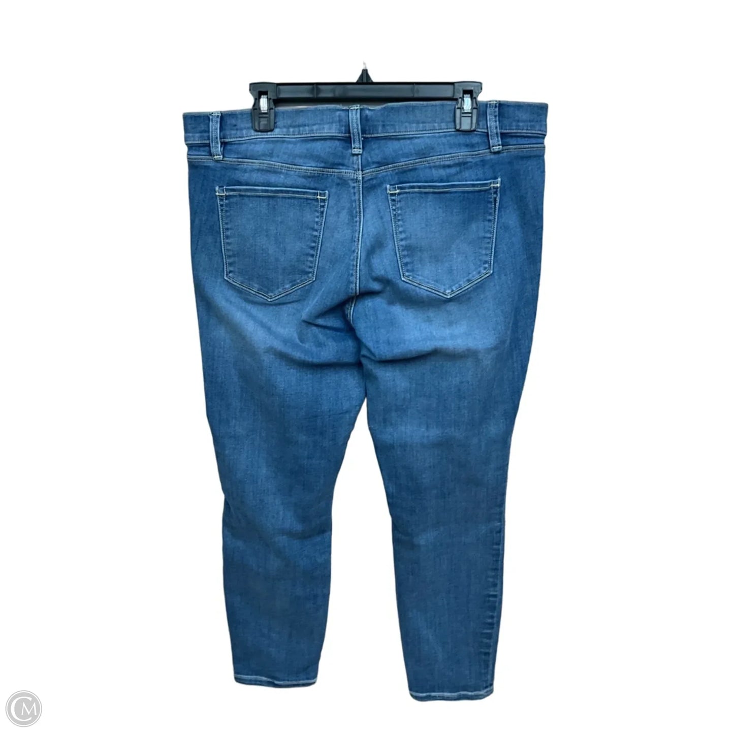 Jeans Skinny By Ann Taylor In Blue Denim, Size: 16