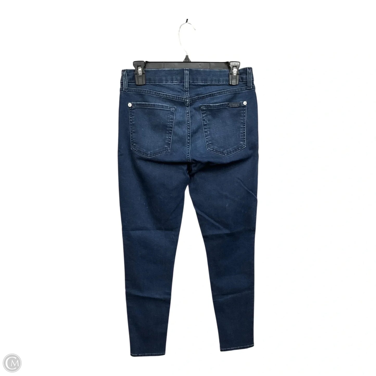 Jeans Skinny By 7 For All Mankind In Blue Denim, Size: 6