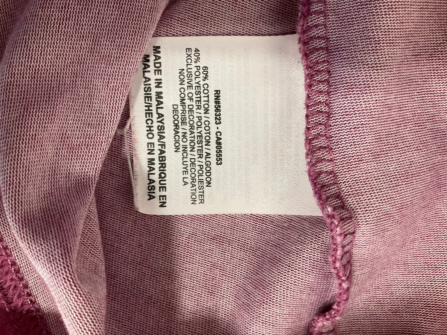 Athletic Top Long Sleeve Collar By Nike In Pink, Size: M