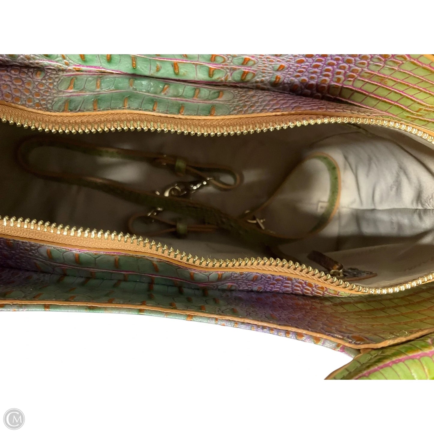 Handbag Designer By Brahmin, Size: Large