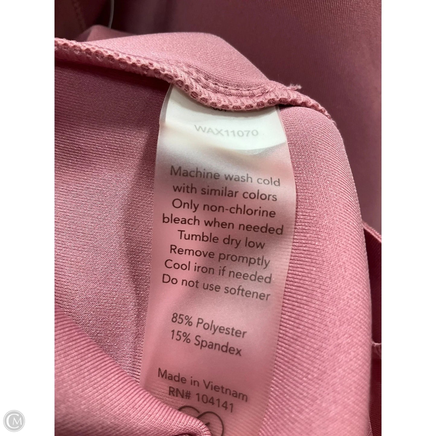 Athletic Top Long Sleeve Hoodie By Calia In Pink, Size: M