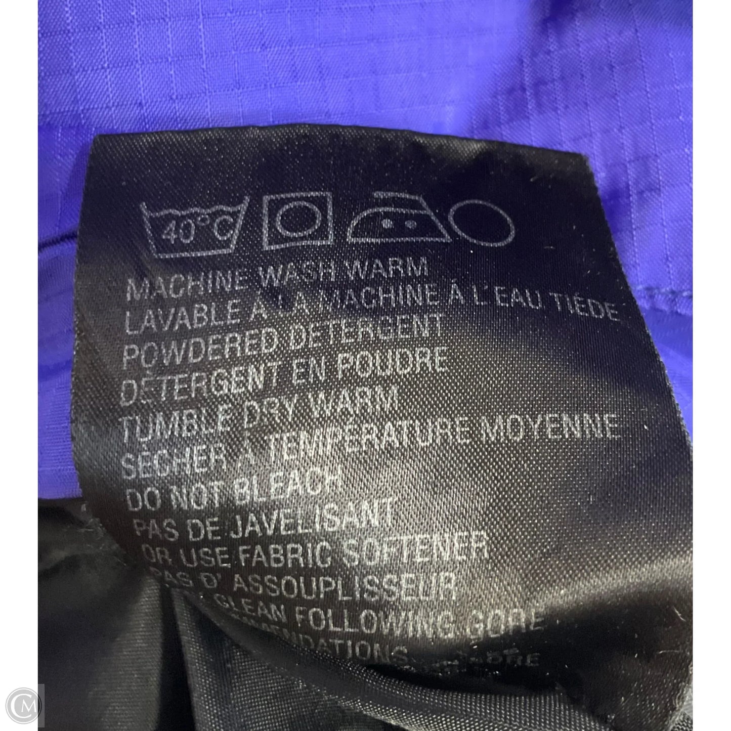 Coat Other By Mountain Hardwear In Black & Blue, Size: M