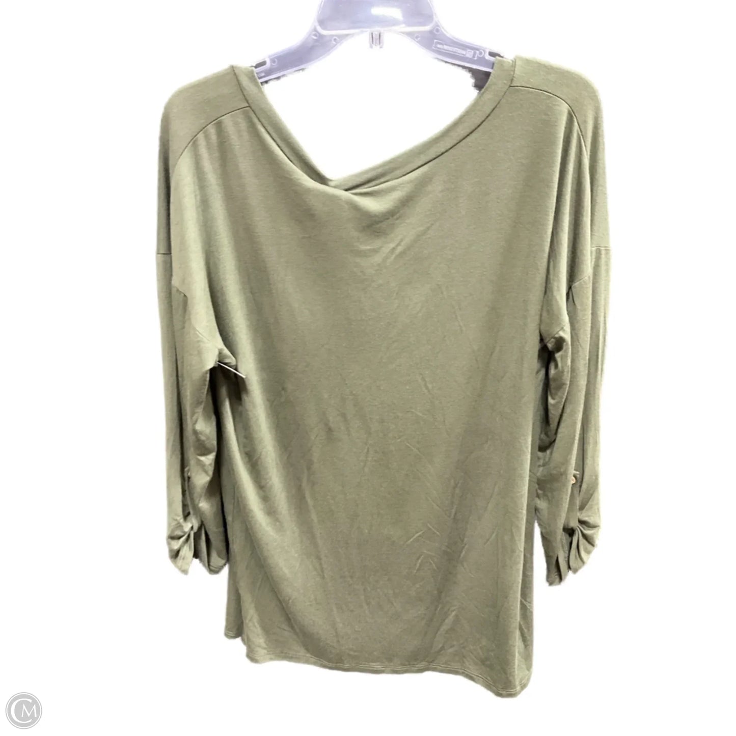 Top Long Sleeve Basic By Sew In Love In Green, Size: S