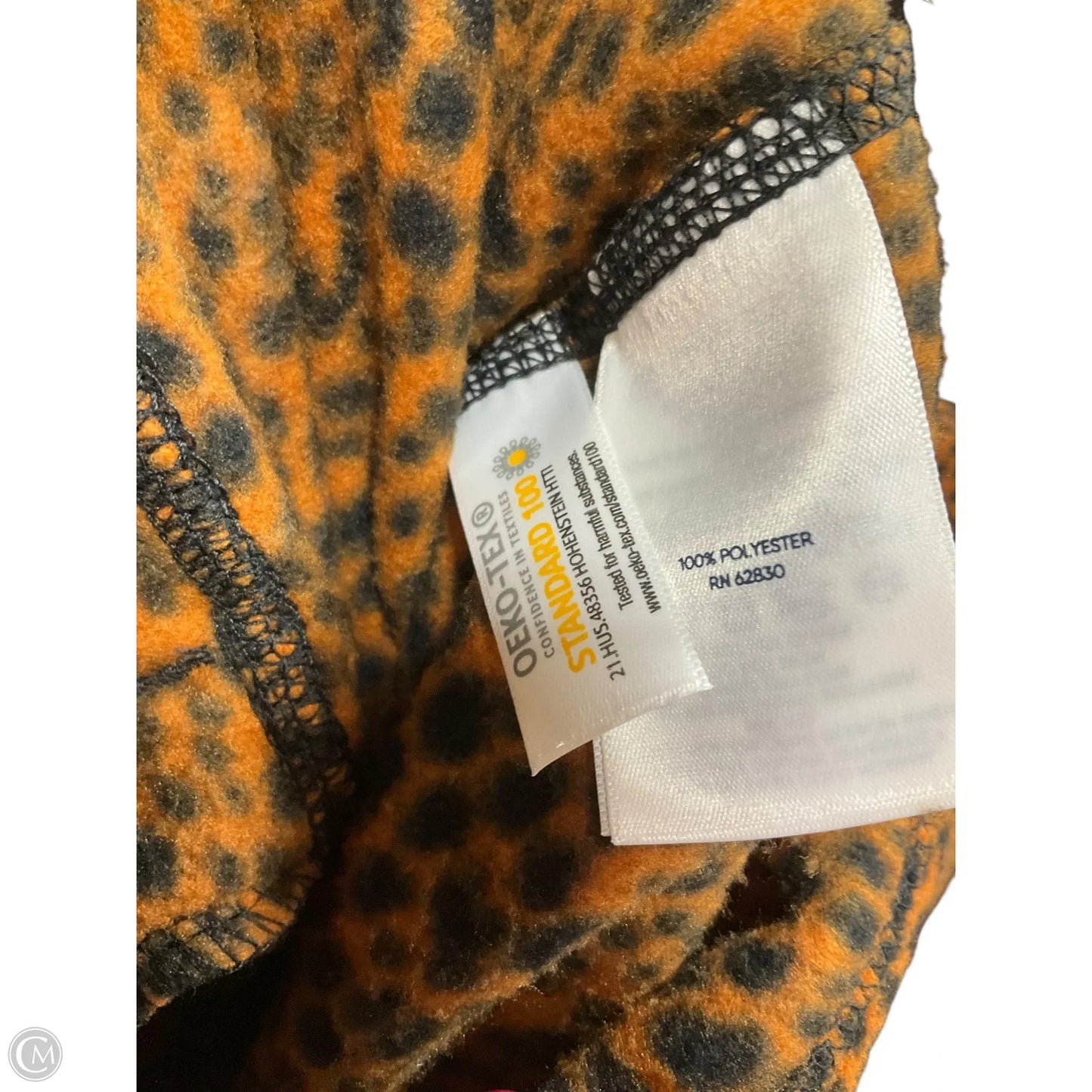 Jacket Fleece By Lands End In Animal Print, Size: Xs