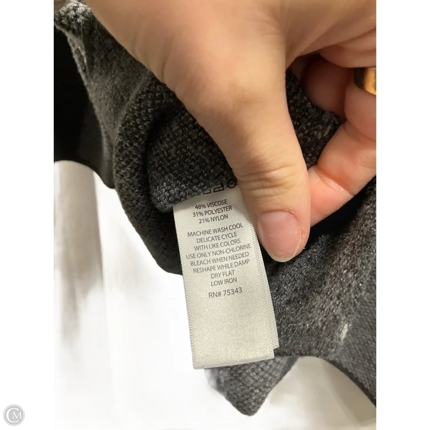 Sweater By Max Studio In Grey, Size: S